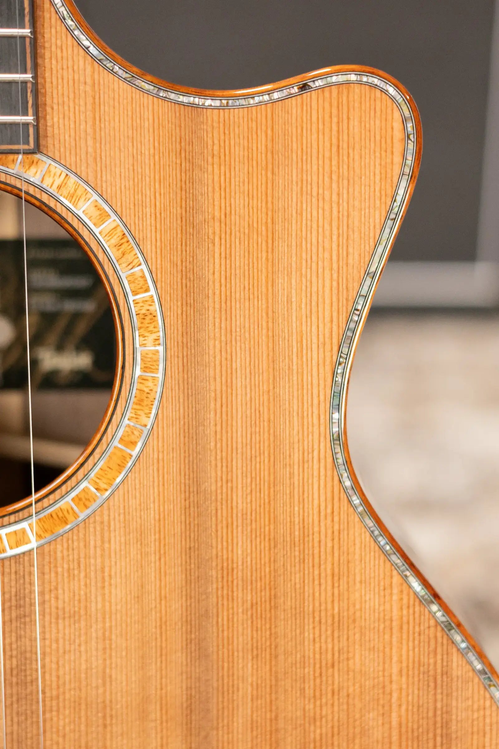 Taylor Custom Shop C14ce B6028 2026 Catch Custom #28 Grand Audtorium Acoustic/Electric Guitar - Sinker Redwood/Walnut with Hardshell Case