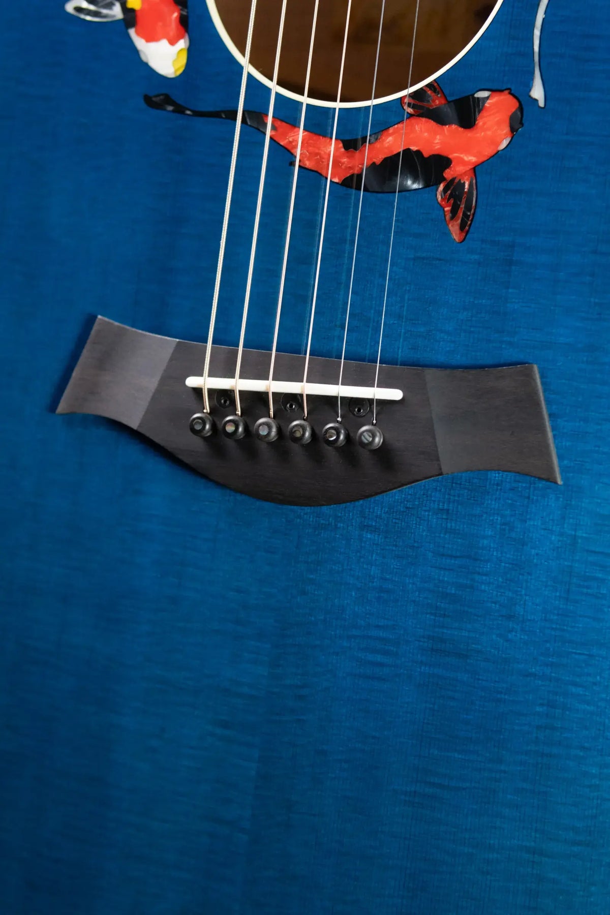 Taylor Custom Shop C17e 2025 Catch Event #41 Grand Pacific Acoustic/Electric Guitar - Living Blue Jewel with Circa 74 Amp and Hardshell Case - Floor Model