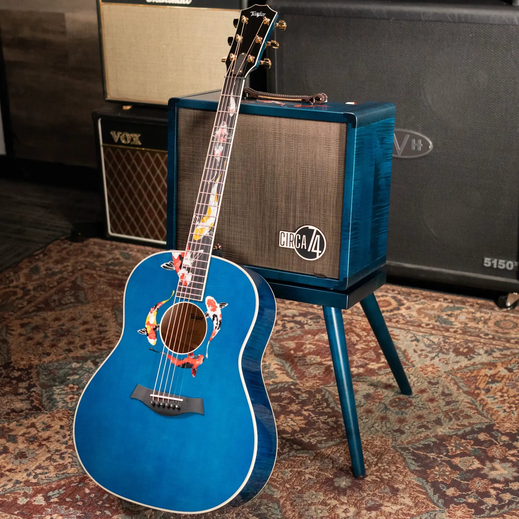 Taylor Custom Shop C17e 2025 Catch Event #41 Grand Pacific Acoustic/Electric Guitar - Maple/Sitka Spruce with Circa 74 Amp and Hardshell Case