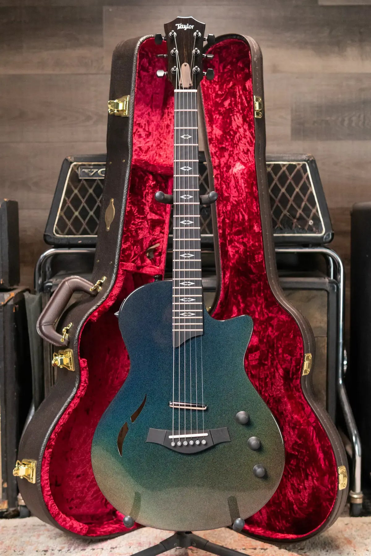 Taylor Custom Shop CT5z B5009 2025 Catch Event #9 Electric Guitar - Holographic Pearl with Hardshell Case
