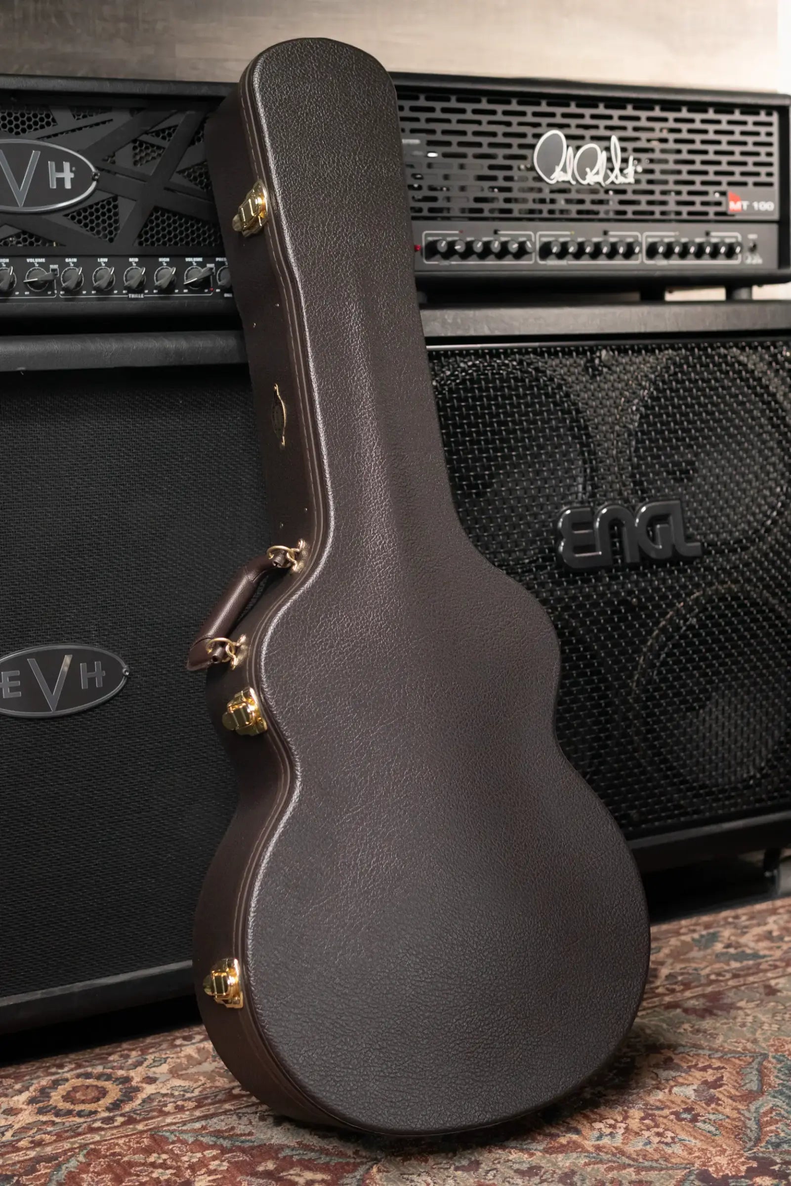 Taylor Custom Shop Grand Auditorium Acoustic/Electric Guitar - Hot Rod Black with Hardshell Case - Factory Demo