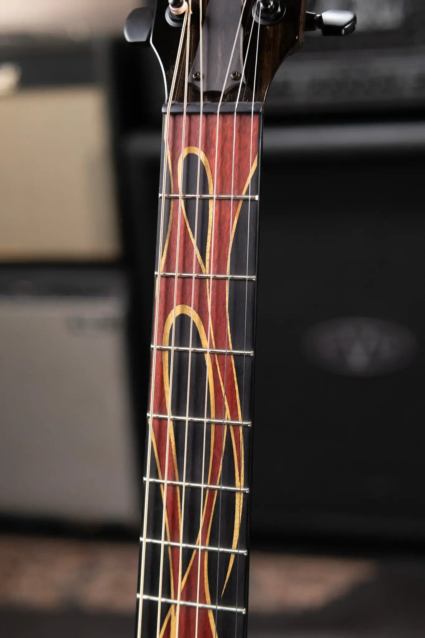 Taylor Custom Shop Grand Auditorium Acoustic/Electric Guitar - Hot Rod Charcoal with Hardshell Case