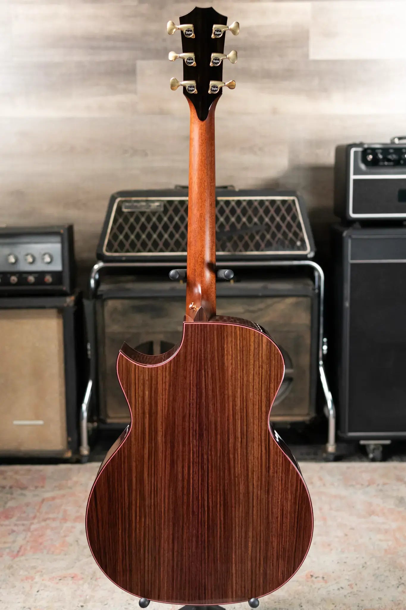 Taylor Custom Shop Grand Auditorium Rosewood/Adirondack Acoustic/Electric Guitar with L.R Baggs VTC pickup and Hardshell Case