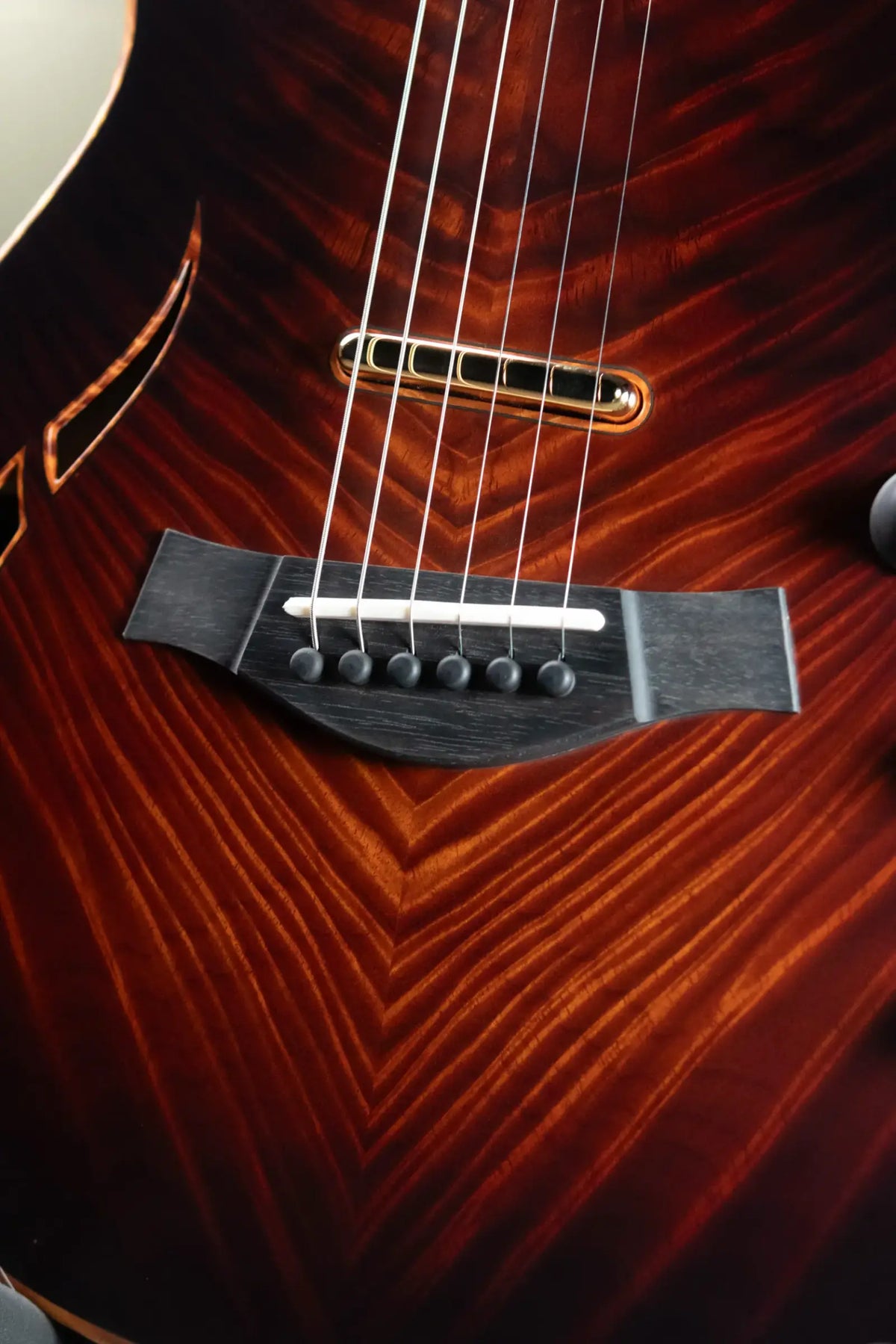 Taylor Custom Shop T5z Custom #C0957 Hawaiian Koa/Shamel Ash Hollow Body Electric Guitar with Hardshell Case