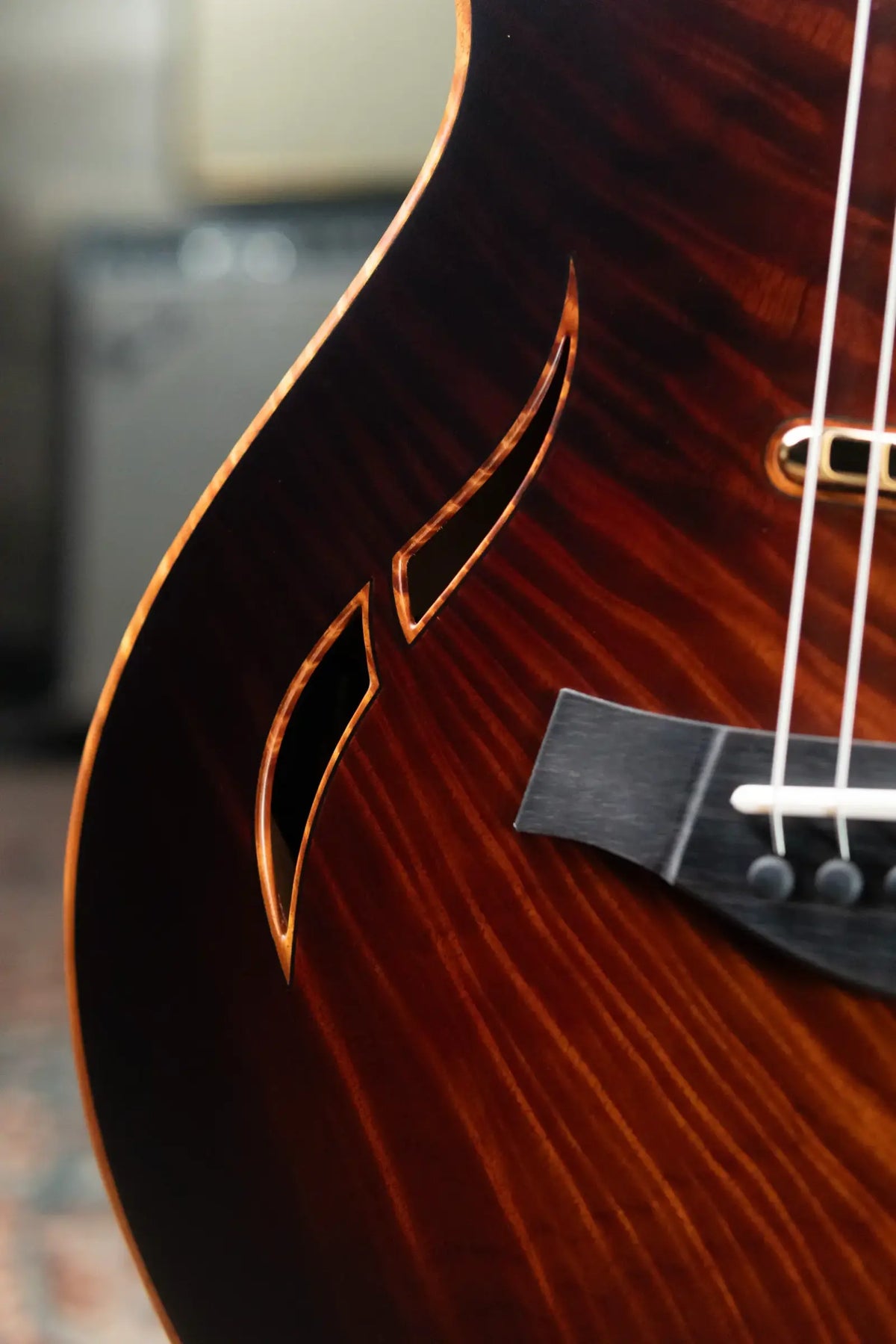 Taylor Custom Shop T5z Custom #C0957 Hawaiian Koa/Shamel Ash Hollow Body Electric Guitar with Hardshell Case