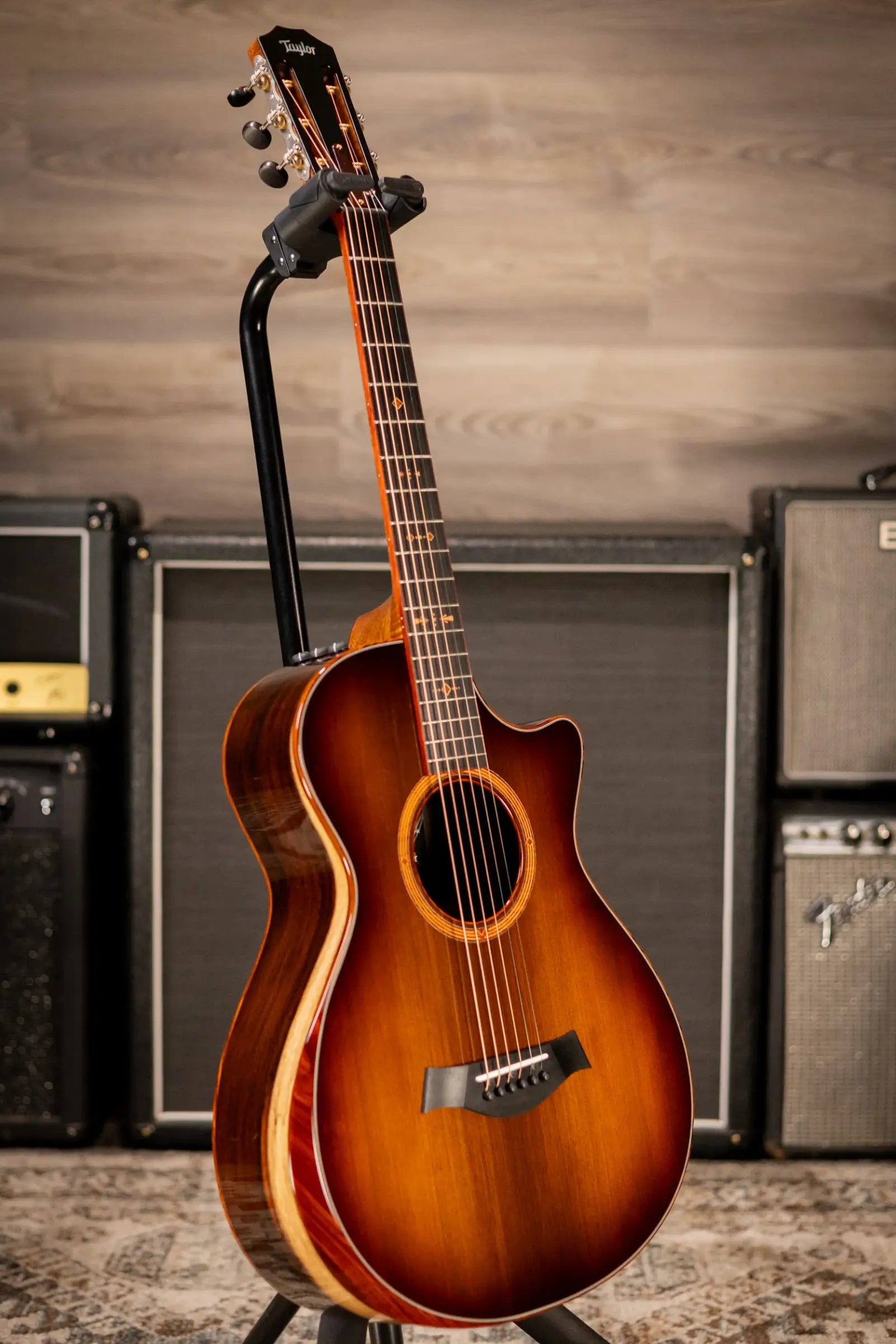 Taylor Custom Shop #13198 12-Fret Grand Concert Acoustic/Electric Guitar - Brazilian Rosewood/Sinker Redwood with Hardshell Case