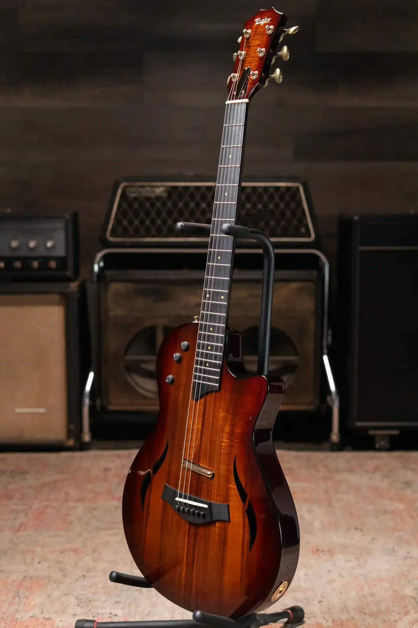 Taylor Custom T5z Koa Electric Guitar - Shaded Edge Burst with Hardshell Case - Used