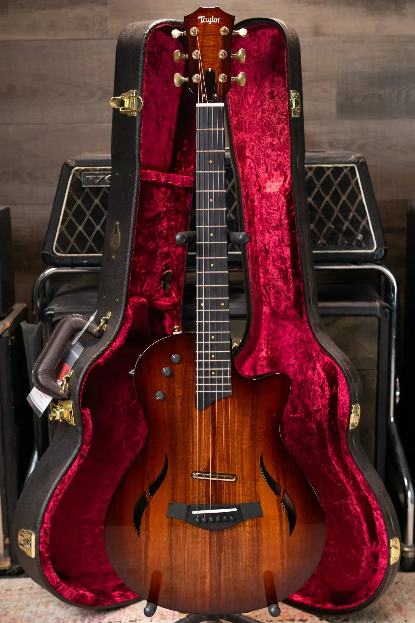 Taylor Custom T5z Koa Electric Guitar - Shaded Edge Burst with Hardshell Case - Used