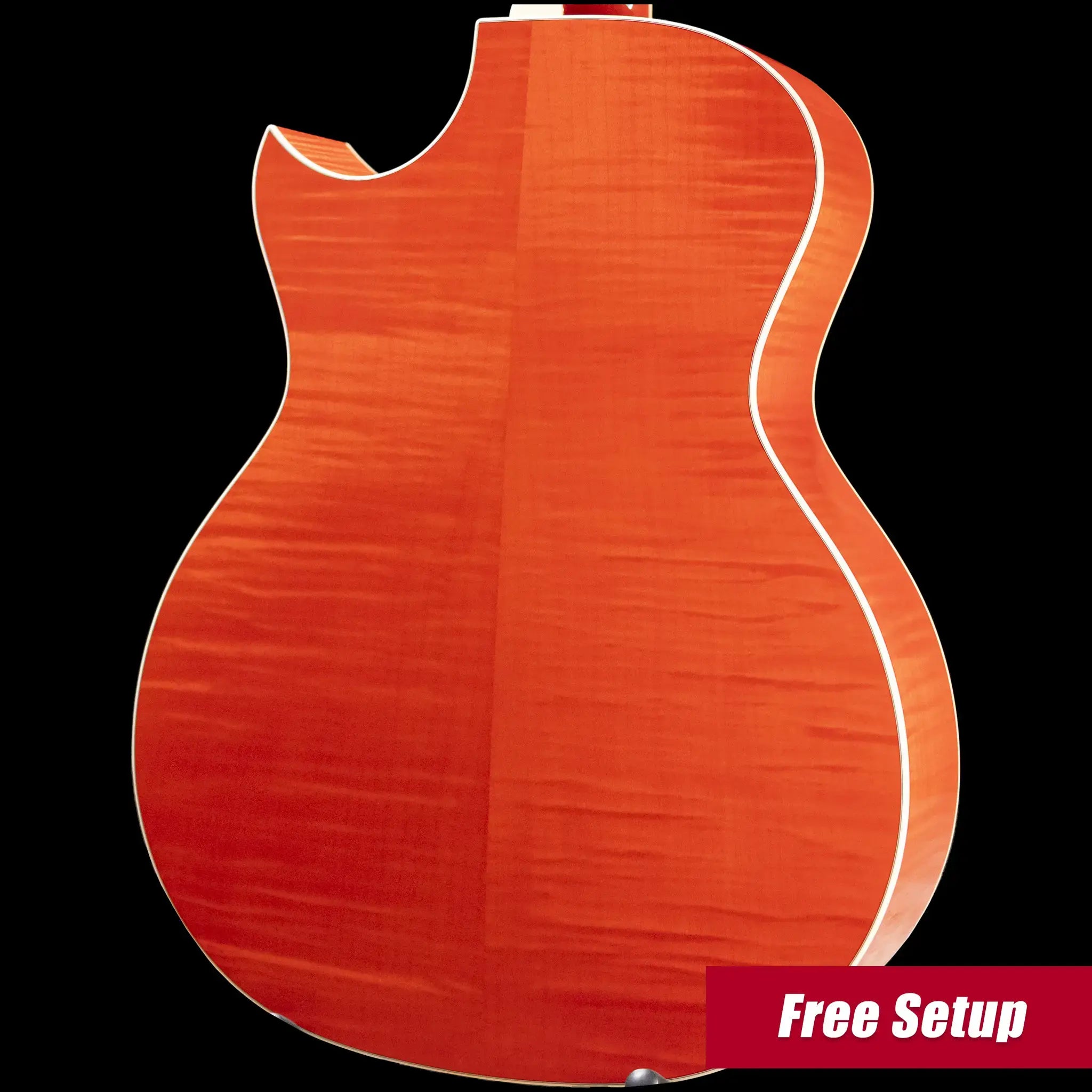 Taylor Doyle Dykes Signature Model Grand Auditorium Acoustic/Electric Guitar - Translucent Orange with Aerocase