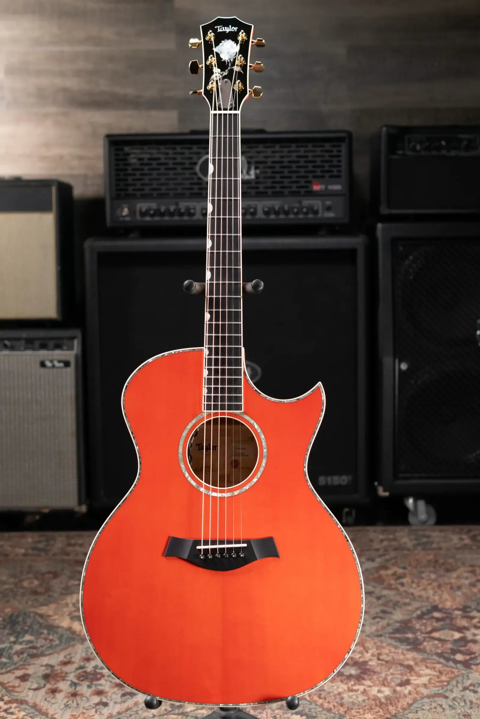 Taylor Doyle Dykes Signature Model Thin Body Grand Auditorium Acoustic/Electric Guitar with Hardshell Case