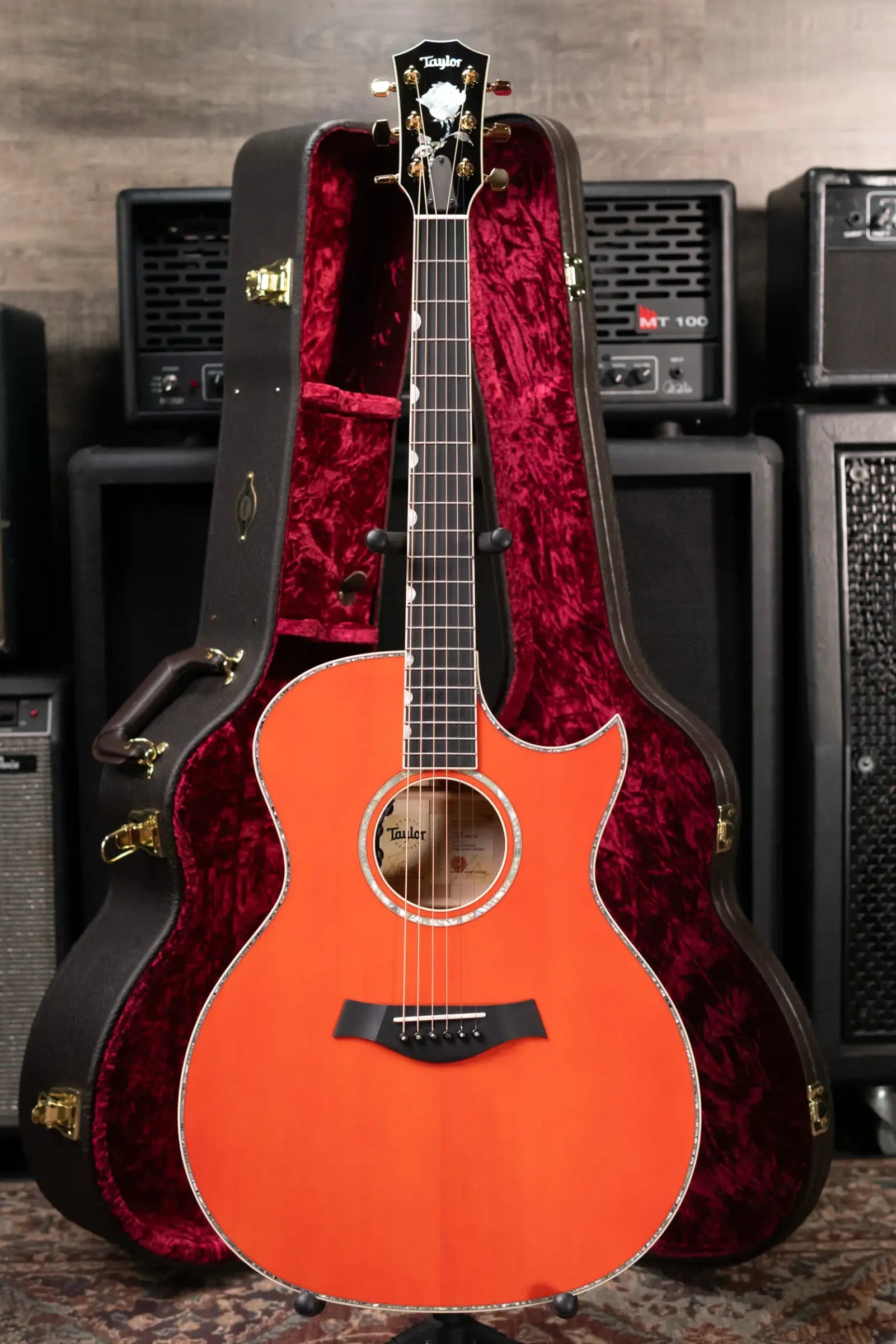 Taylor Doyle Dykes Signature Model Thin Body Grand Auditorium Acoustic/Electric Guitar with Hardshell Case