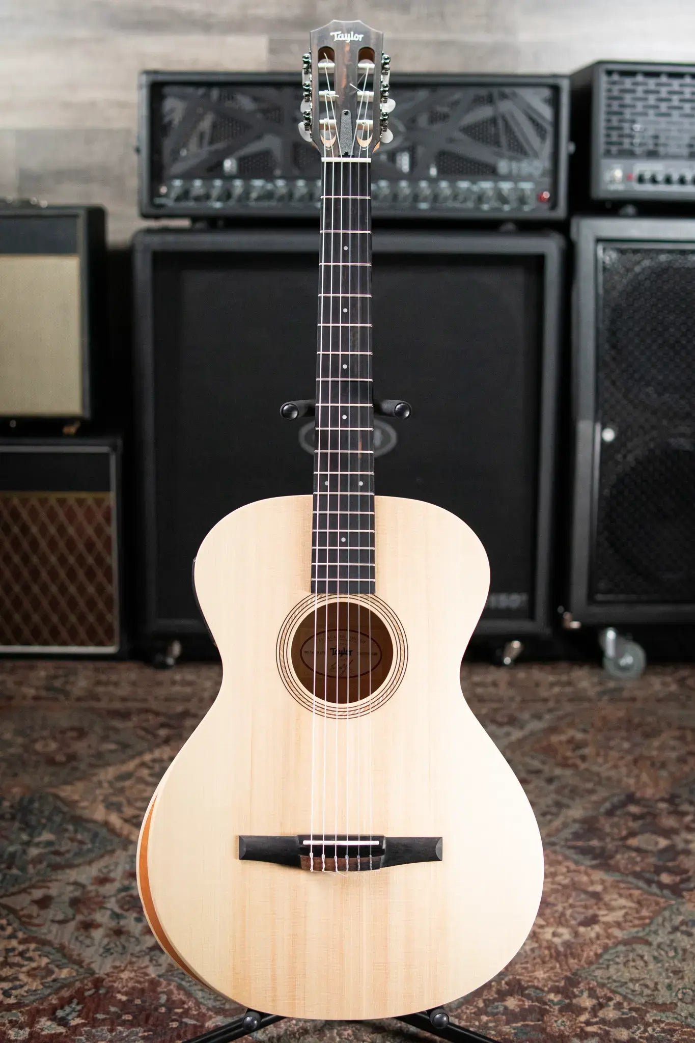 Taylor EG-12e-N LTD Academy Lutz Spruce/Maple Grand Concert Acoustic/Electric Guitar with Gig Bag - Demo