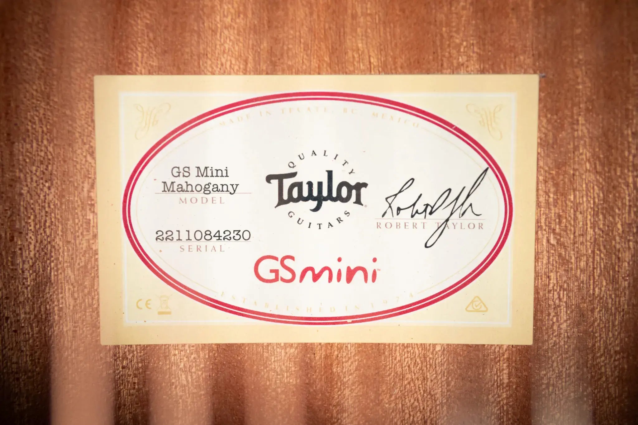Taylor GS Mini Mahogany Acoustic Guitar with Structured Gig Bag