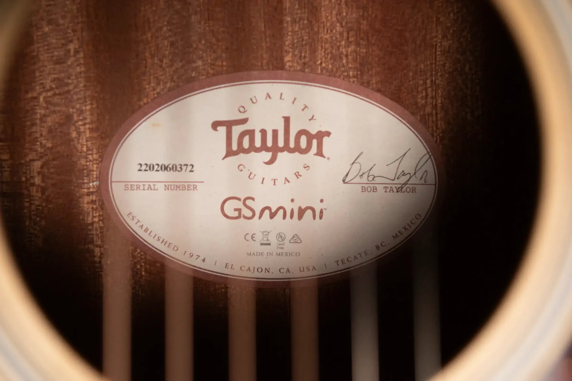 Taylor GS Mini Rosewood Acoustic Guitar with Structured Gig Bag - Used