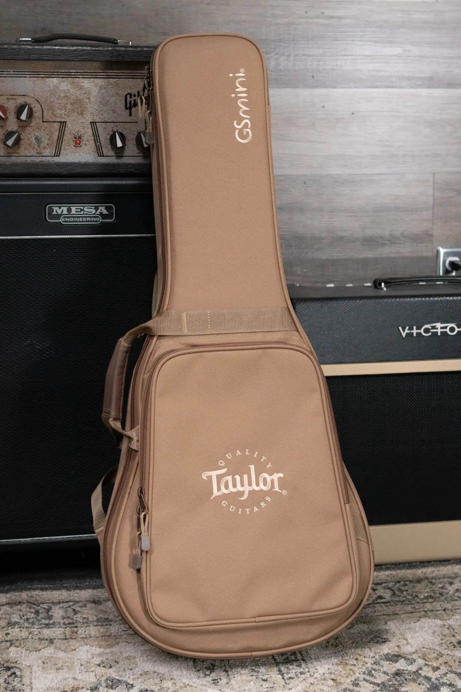 Taylor GS Mini Sapele Acoustic Guitar with Tan Structured Gig Bag