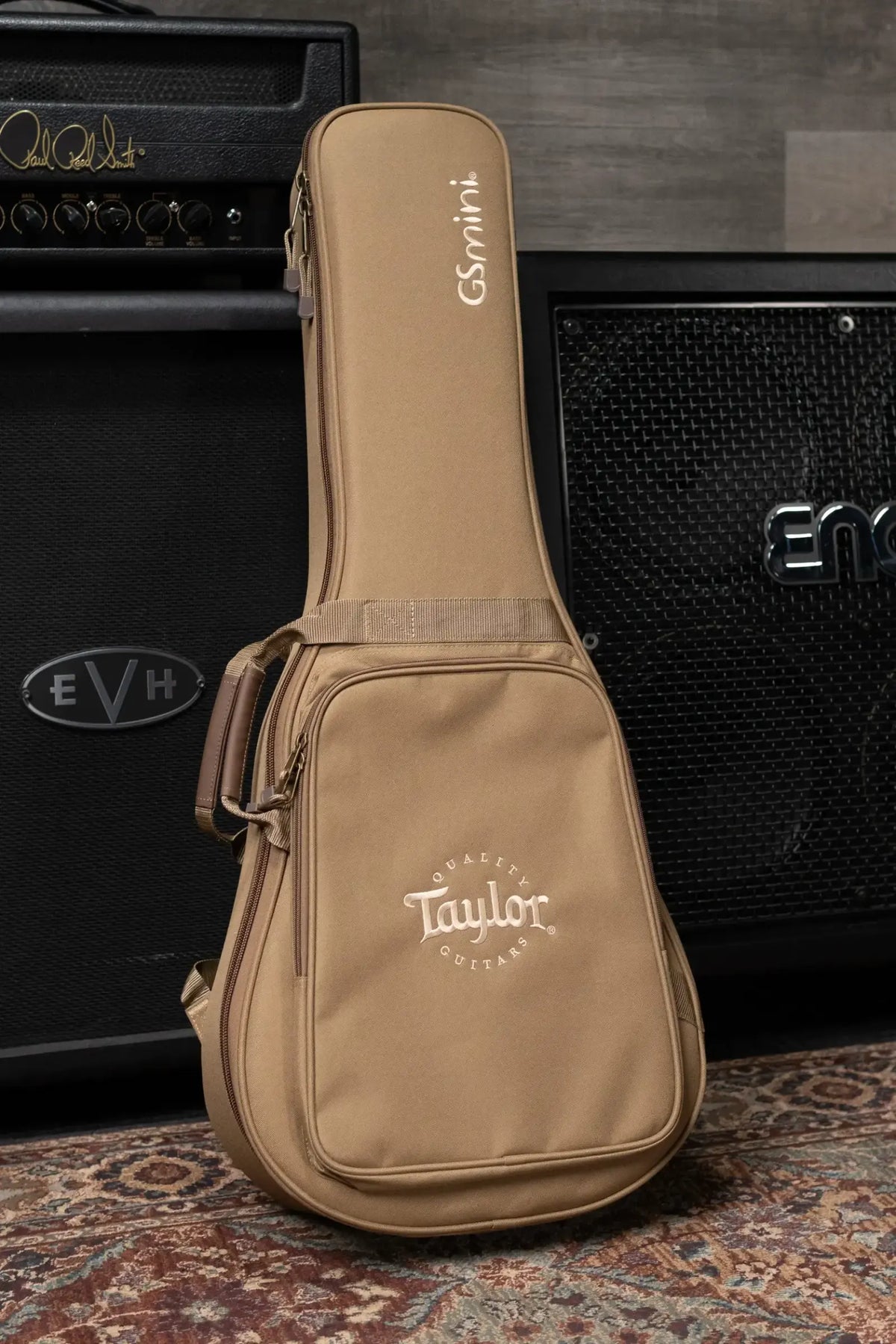 Taylor GS Mini Sapele Acoustic Guitar with Tan Structured Gig Bag