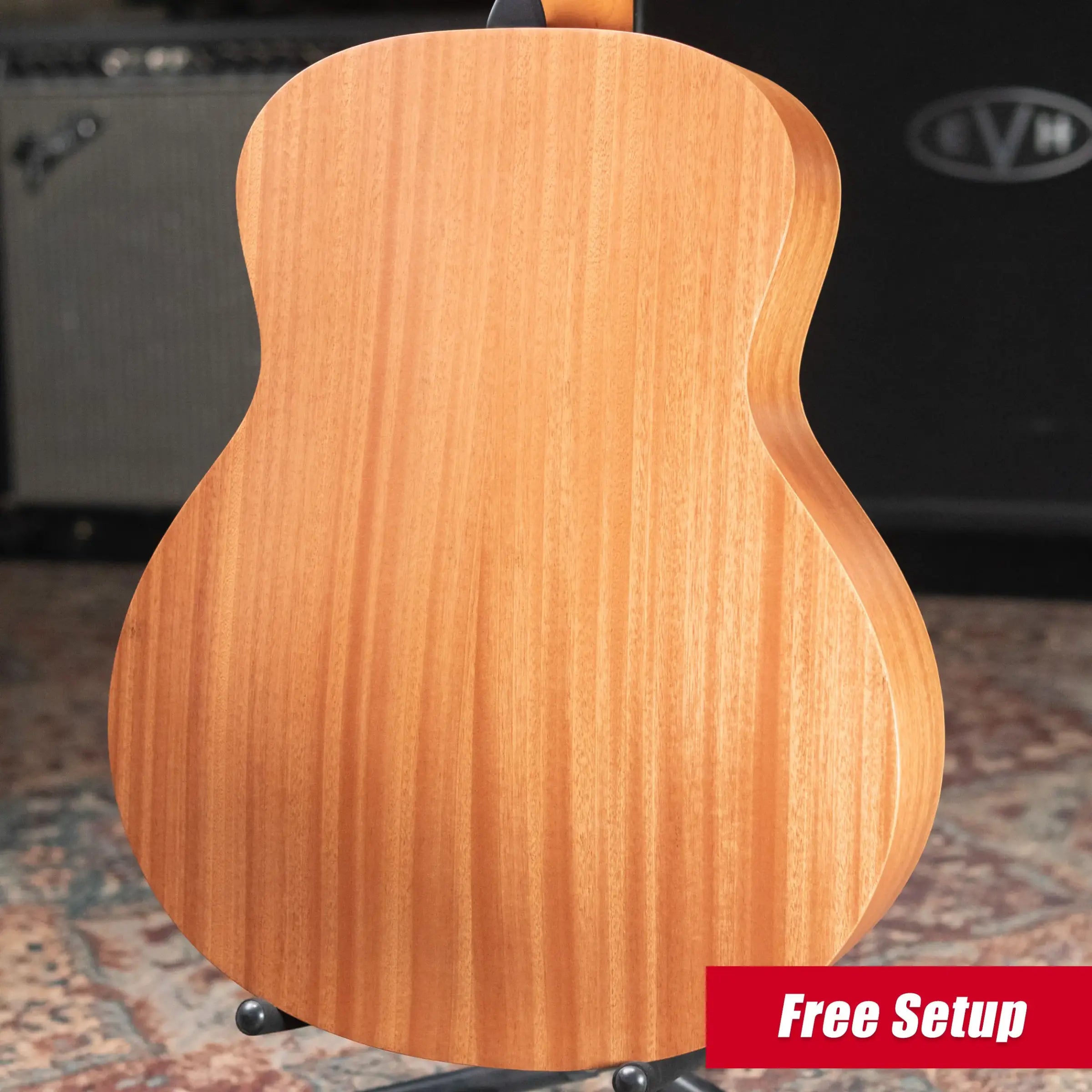 Taylor GS Mini Sapele Acoustic Guitar with Tan Structured Gig Bag - Floor Model Demo