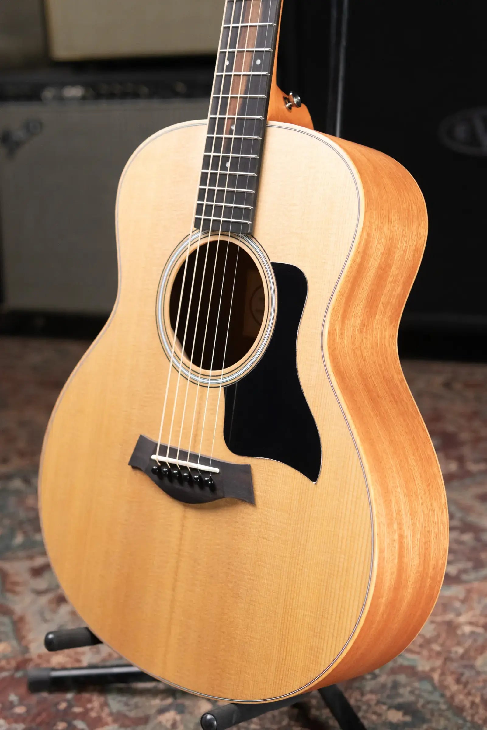 Taylor GS Mini Sapele Acoustic Guitar with Tan Structured Gig Bag - Floor Model Demo