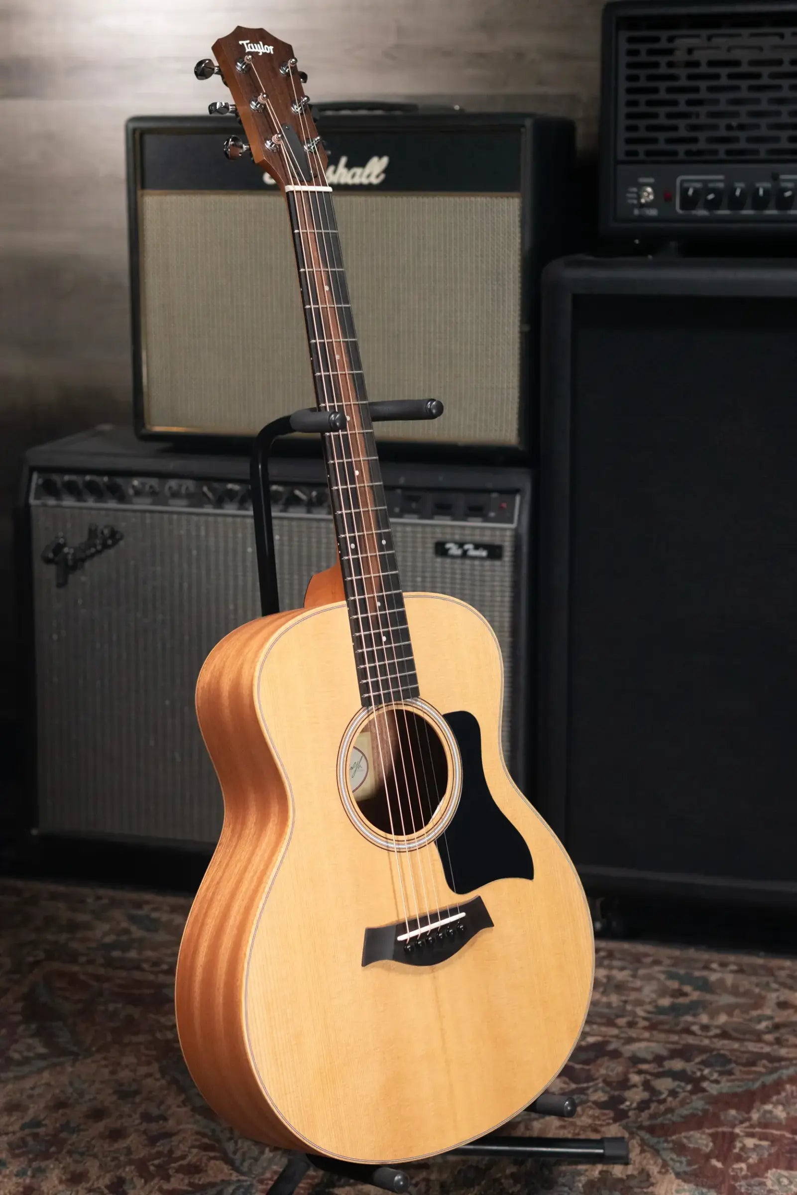 Taylor GS Mini Sapele Acoustic Guitar with Tan Structured Gig Bag - Floor Model Demo