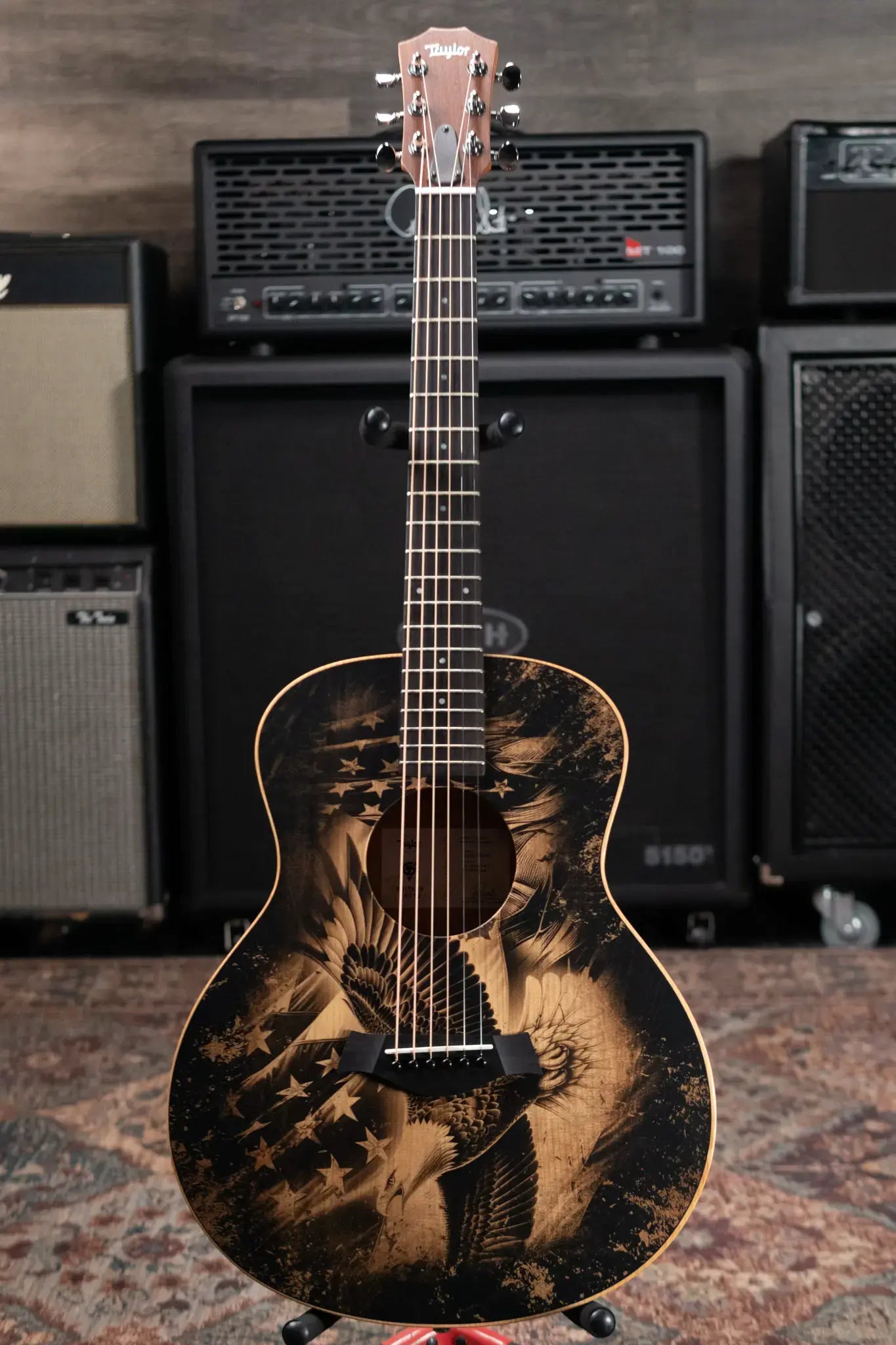 Taylor GS Mini Special Edition Acoustic Guitar - Guitars 4 Vets Americana with GS Mini Bag