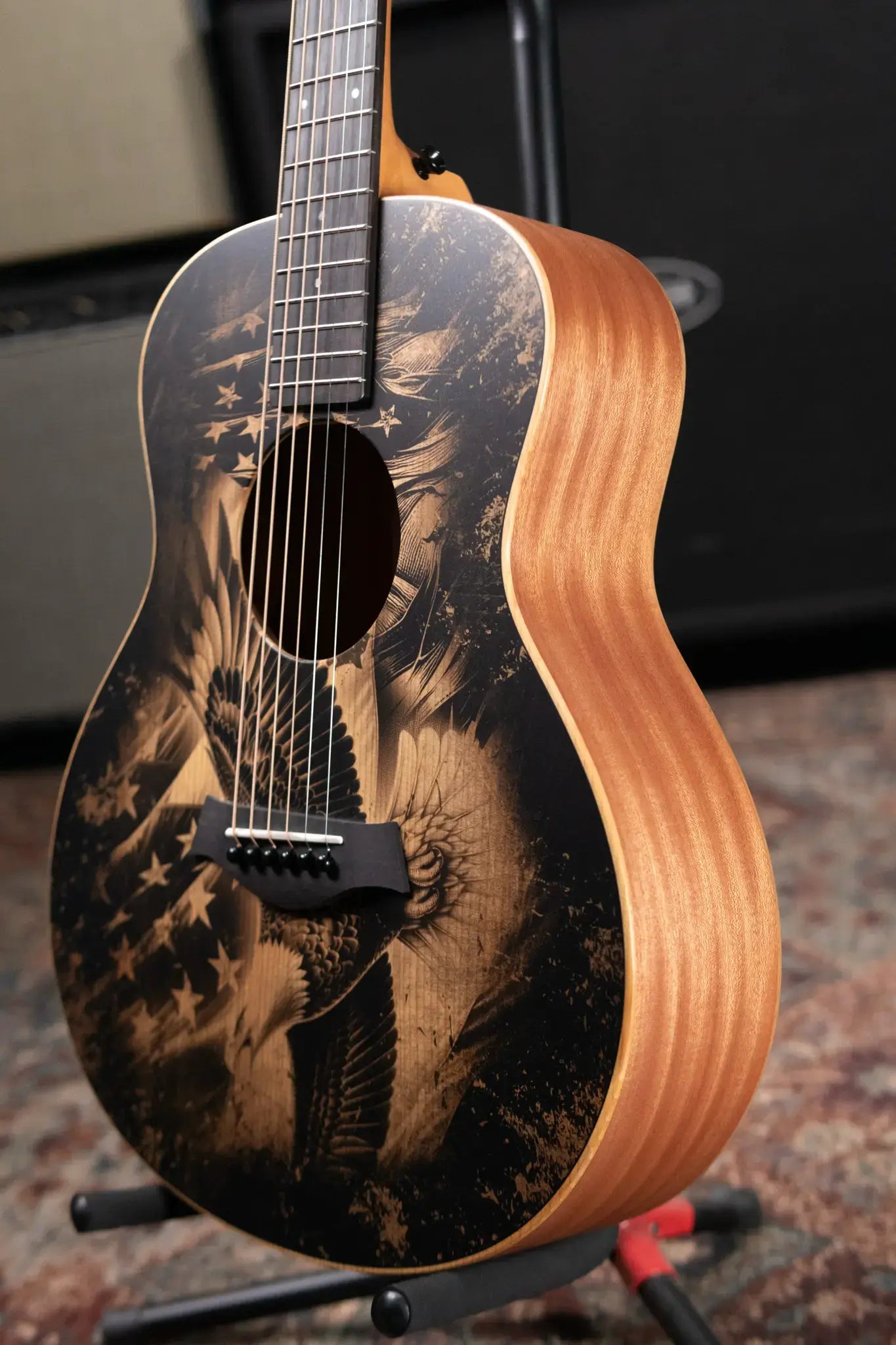 Taylor GS Mini Special Edition Acoustic Guitar - Guitars 4 Vets Americana with GS Mini Bag