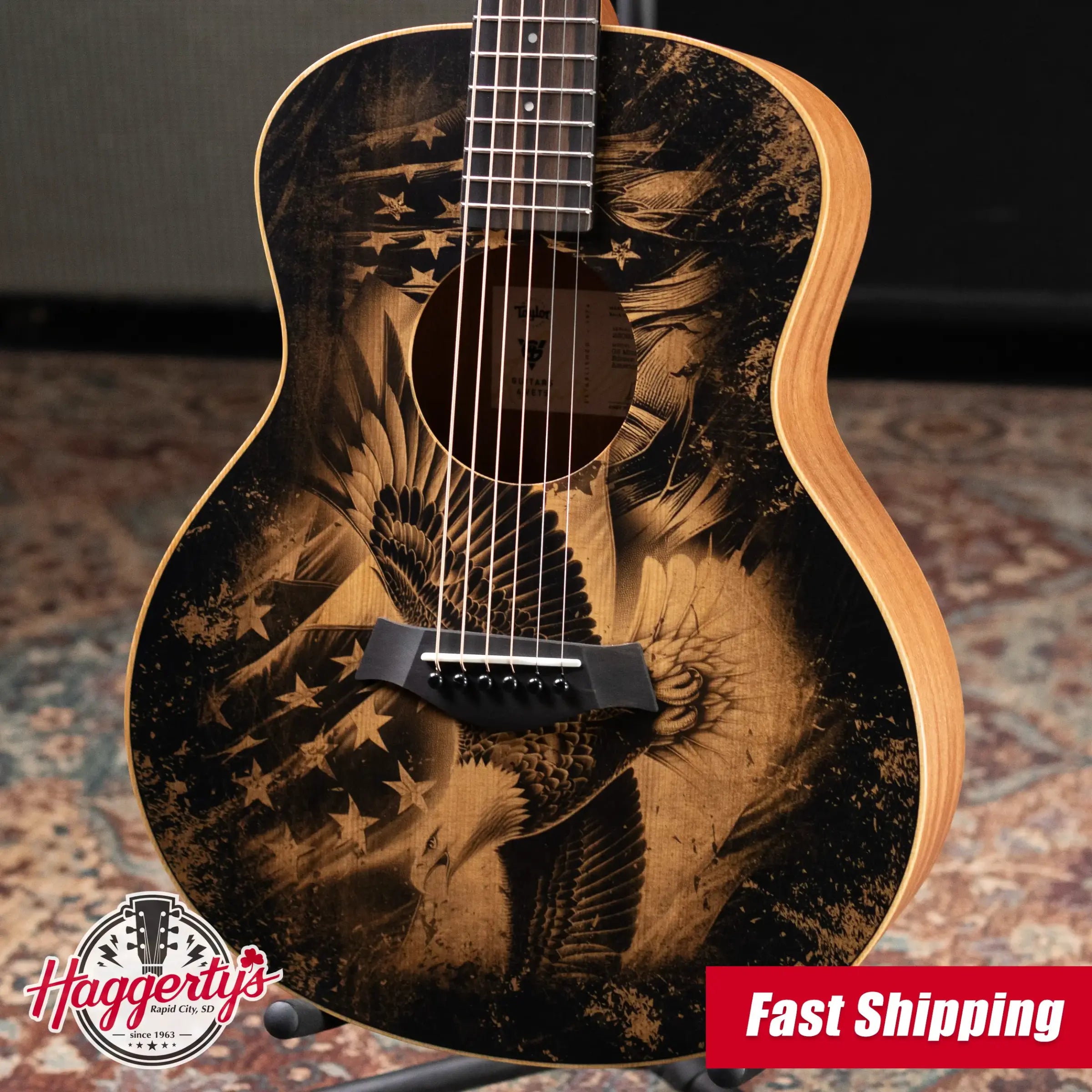 Taylor GS Mini Special Edition Guitars 4 Veterans Acoustic Guitar - Americana with GS Mini Bag