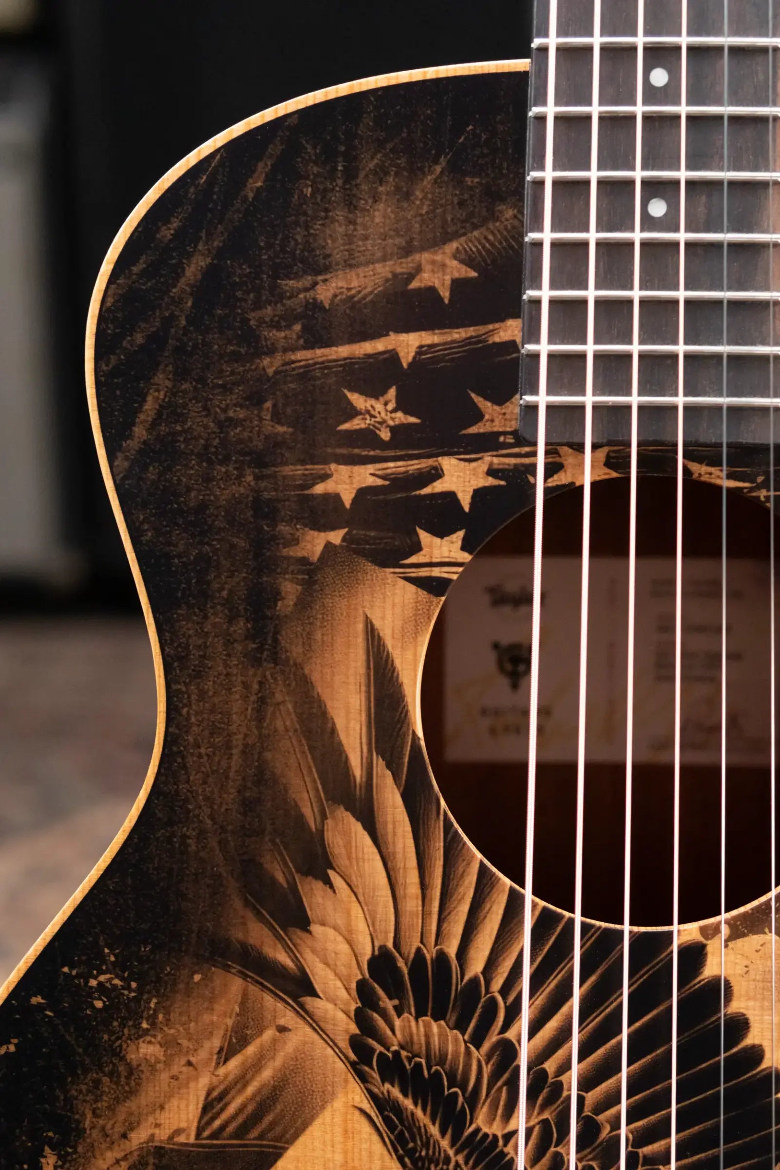 Taylor GS Mini Special Edition Guitars 4 Vets Americana Acoustic Guitar with Gig Bag