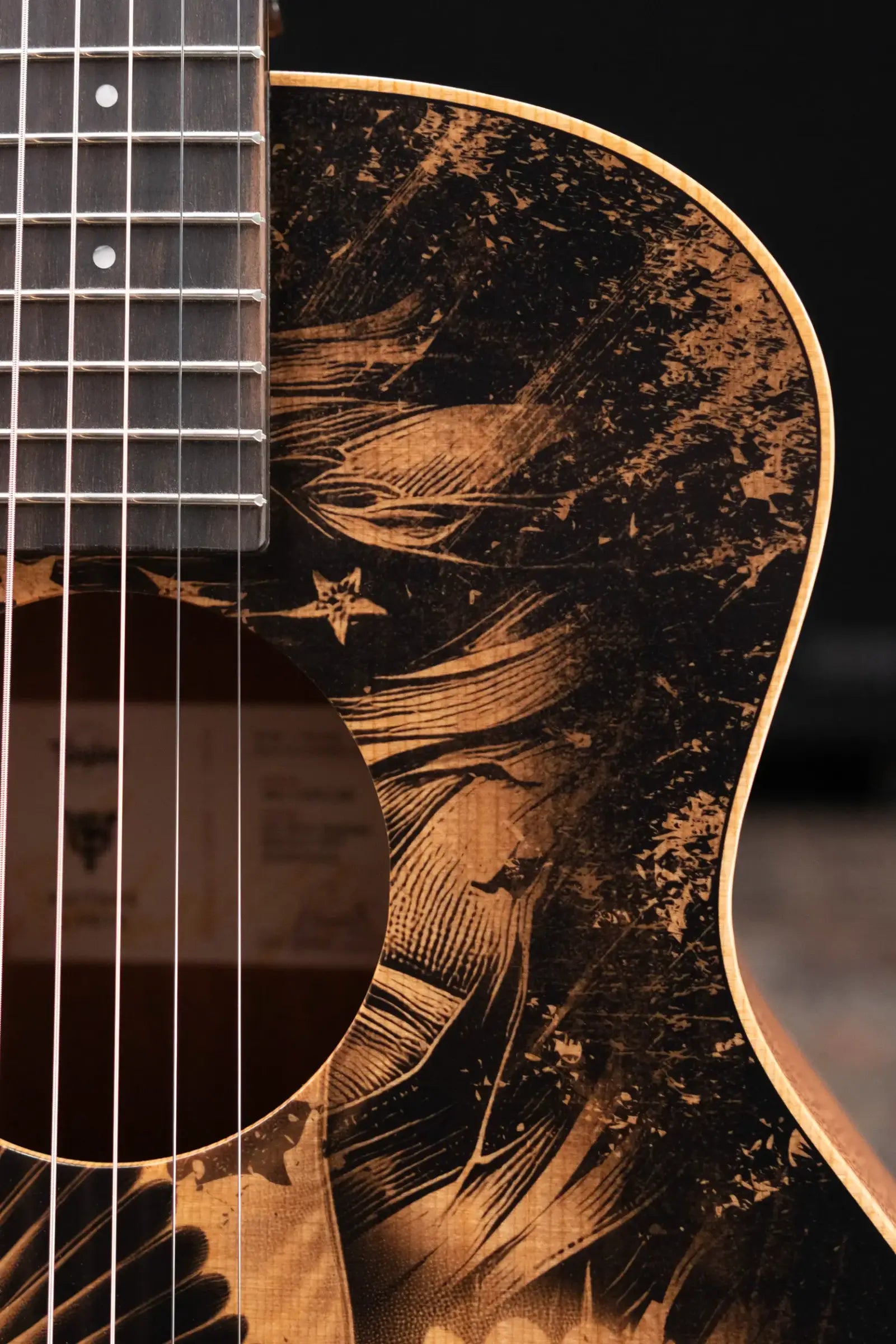 Taylor GS Mini Special Edition Guitars 4 Vets Americana Acoustic Guitar with Gig Bag