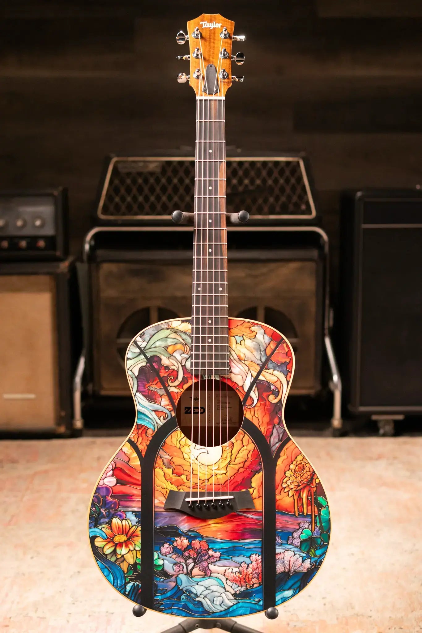 Taylor GS Mini Special Edition ZEDD Acoustic Guitar - Telos with GS Mini Bag