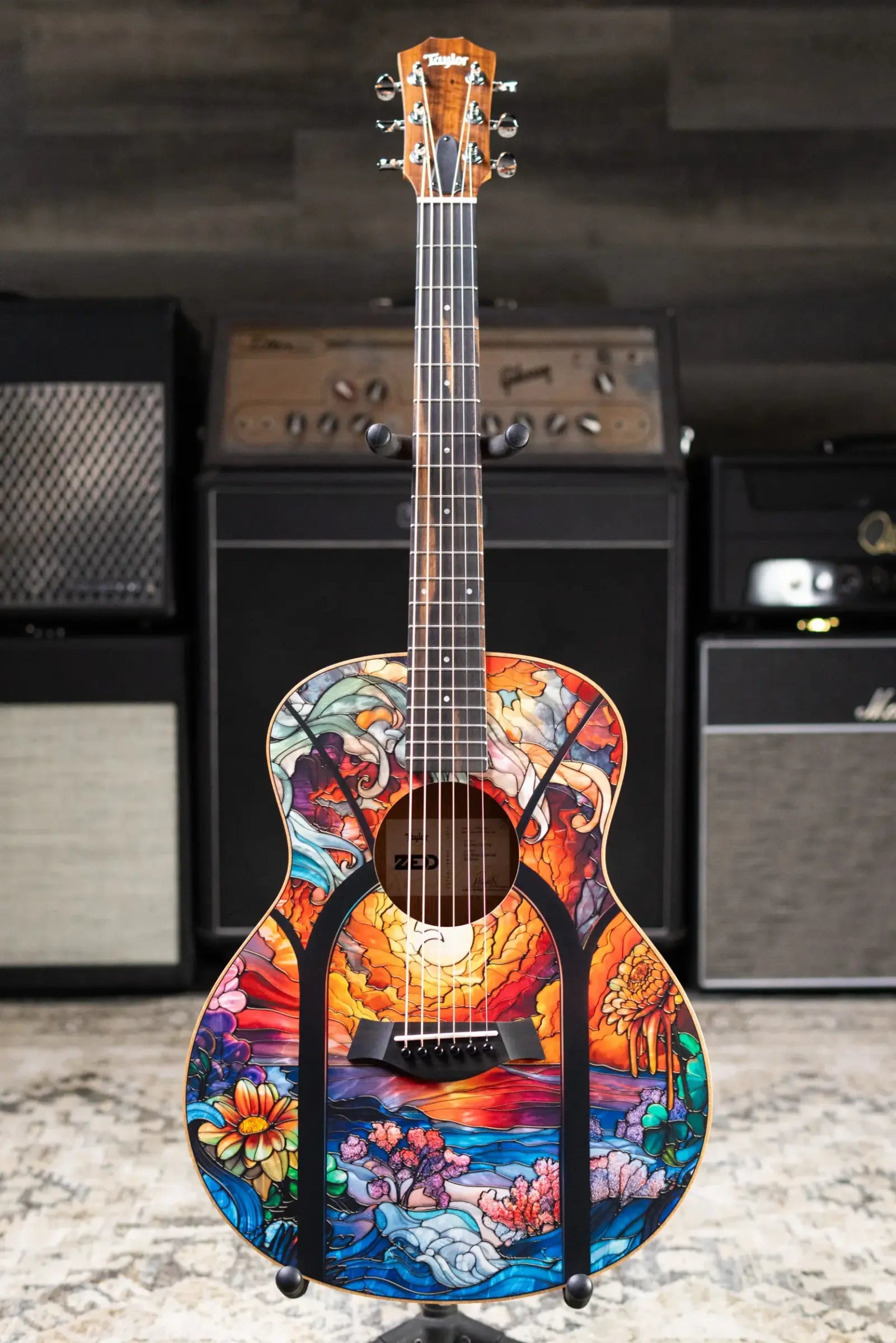 Taylor GS Mini Special Edition ZEDD Acoustic Guitar - Telos with GS Mini Bag
