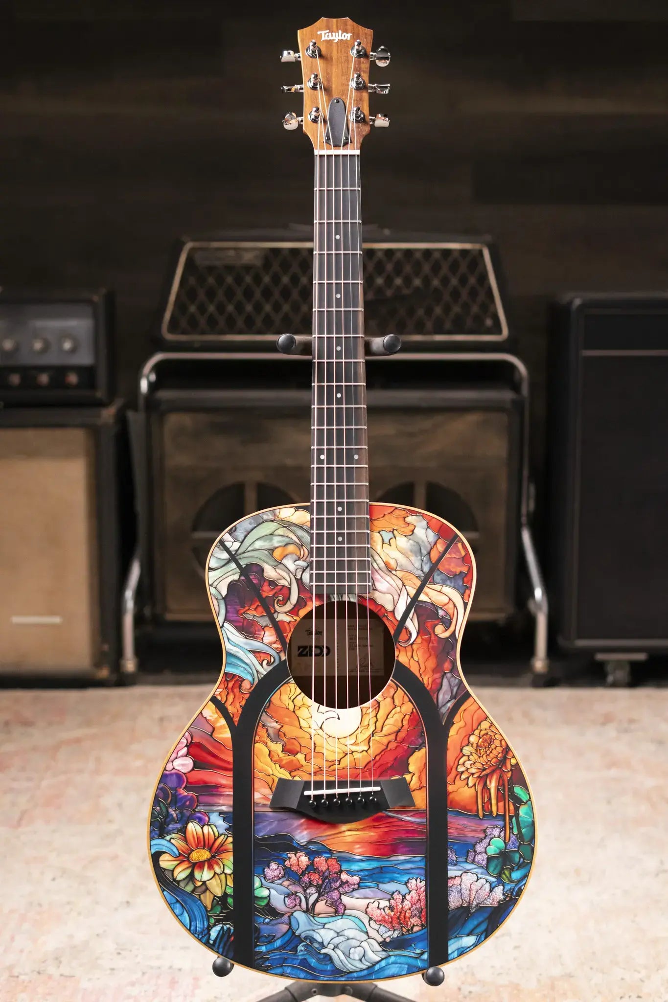 Taylor GS Mini Special Edition ZEDD Telos Acoustic Guitar with Gig Bag