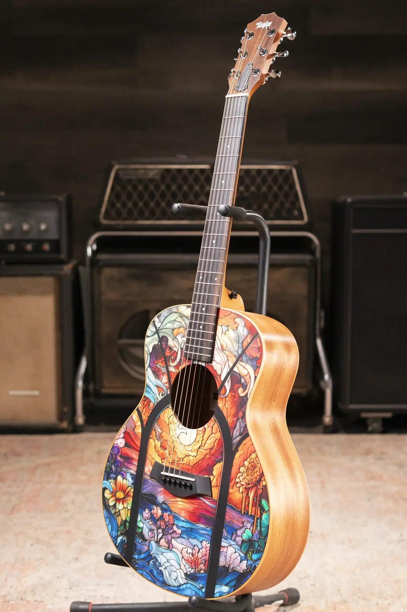 Taylor GS Mini Special Edition ZEDD Telos Acoustic Guitar with Gig Bag