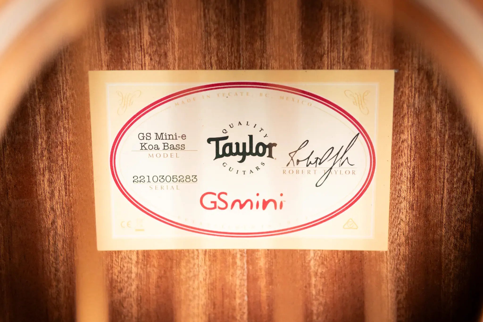 Taylor GS Mini-e Koa Acoustic/Electric Bass with GS Mini Bag