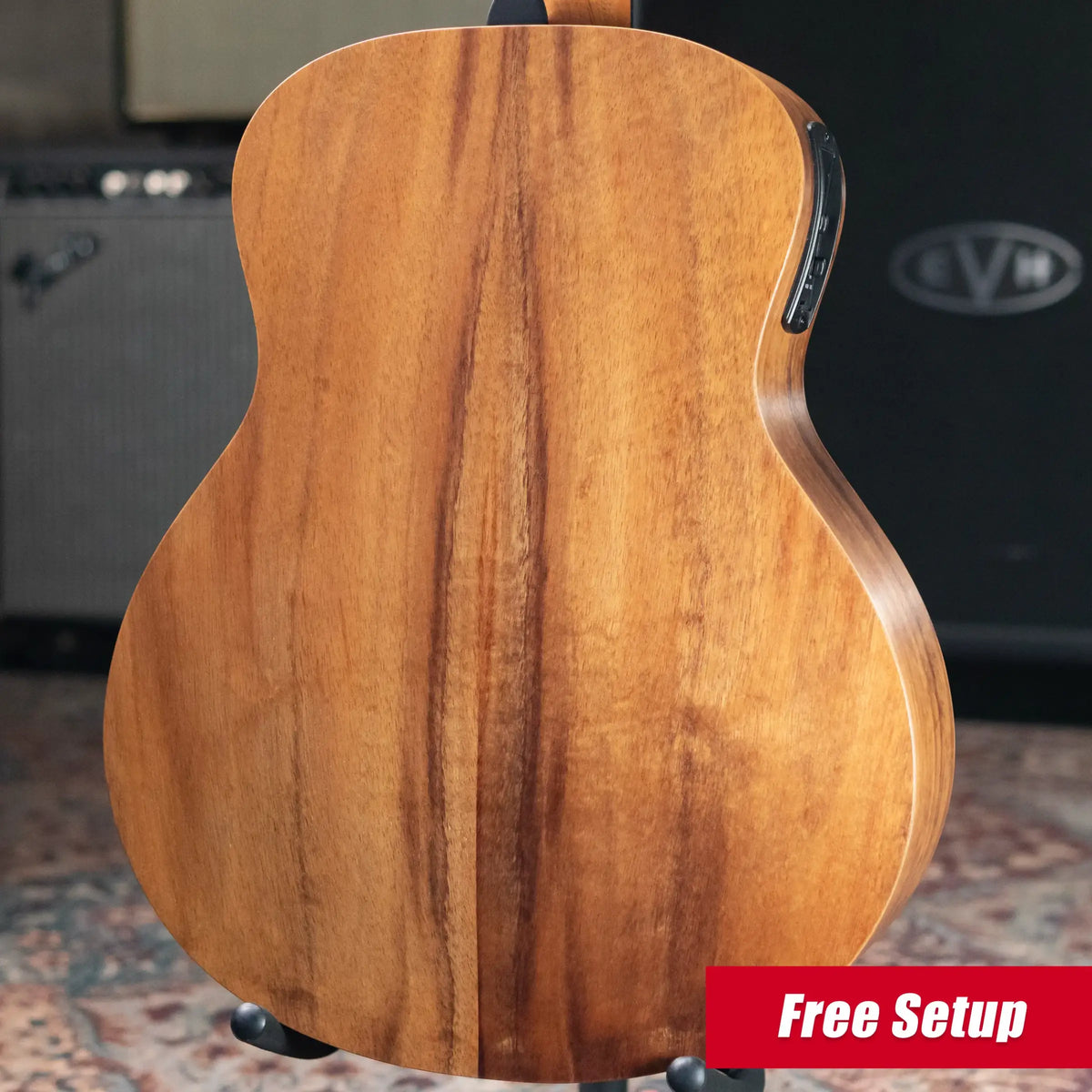 Taylor GS Mini-e Koa Acoustic/Electric Bass with GS Mini Bag - Demo