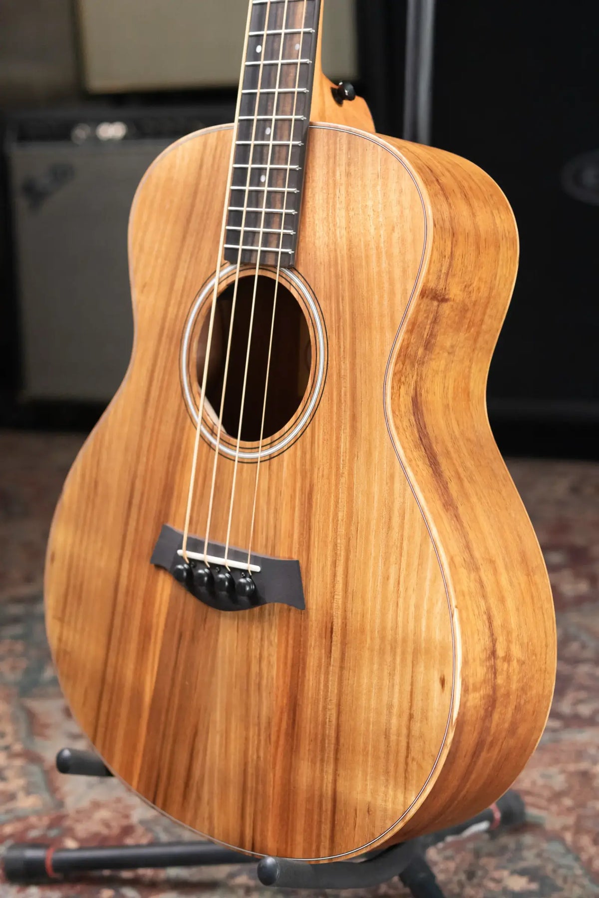 Taylor GS Mini-e Koa Acoustic/Electric Bass with GS Mini Bag - Demo