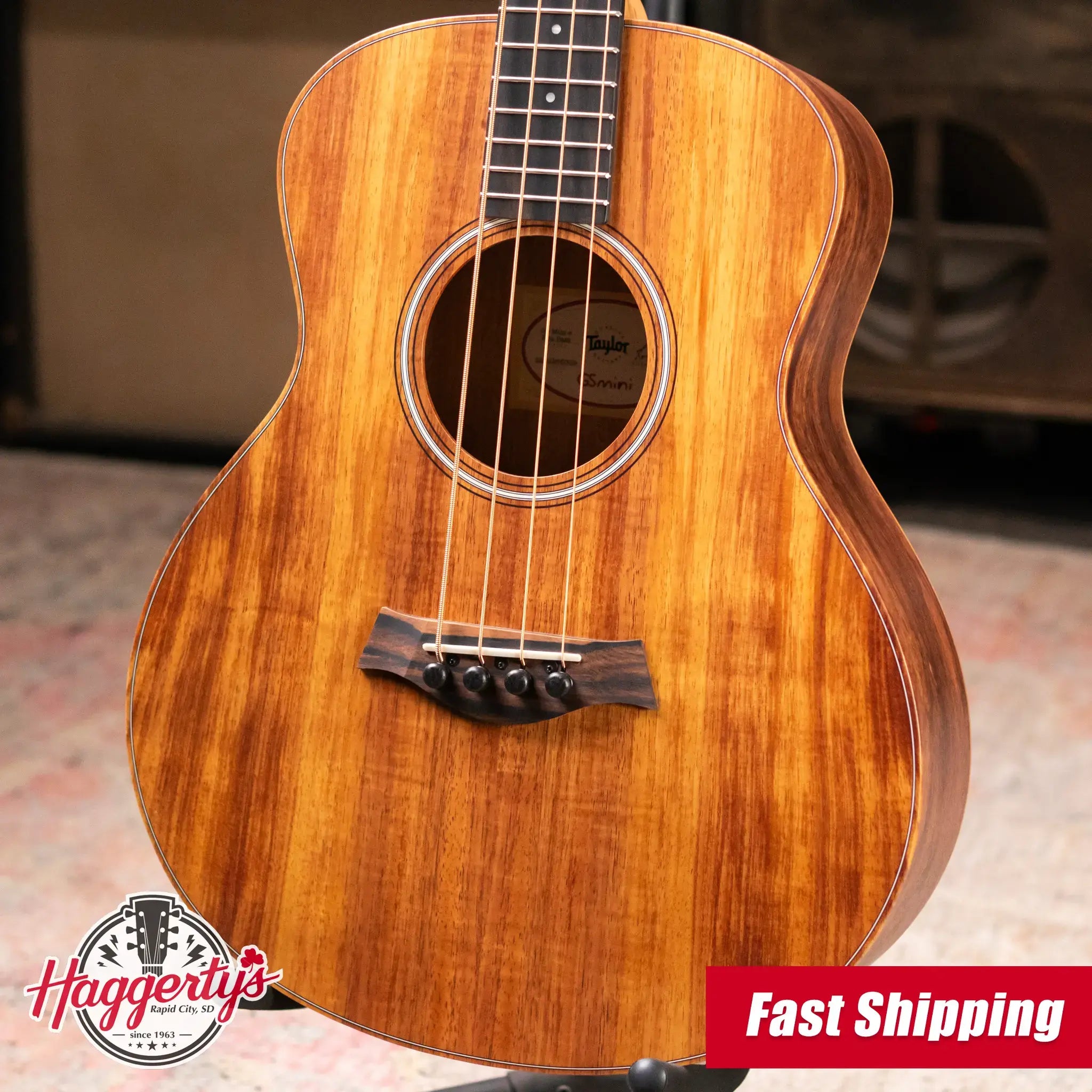 Taylor GS Mini-e Koa Acoustic/Electric Bass with Gig Bag