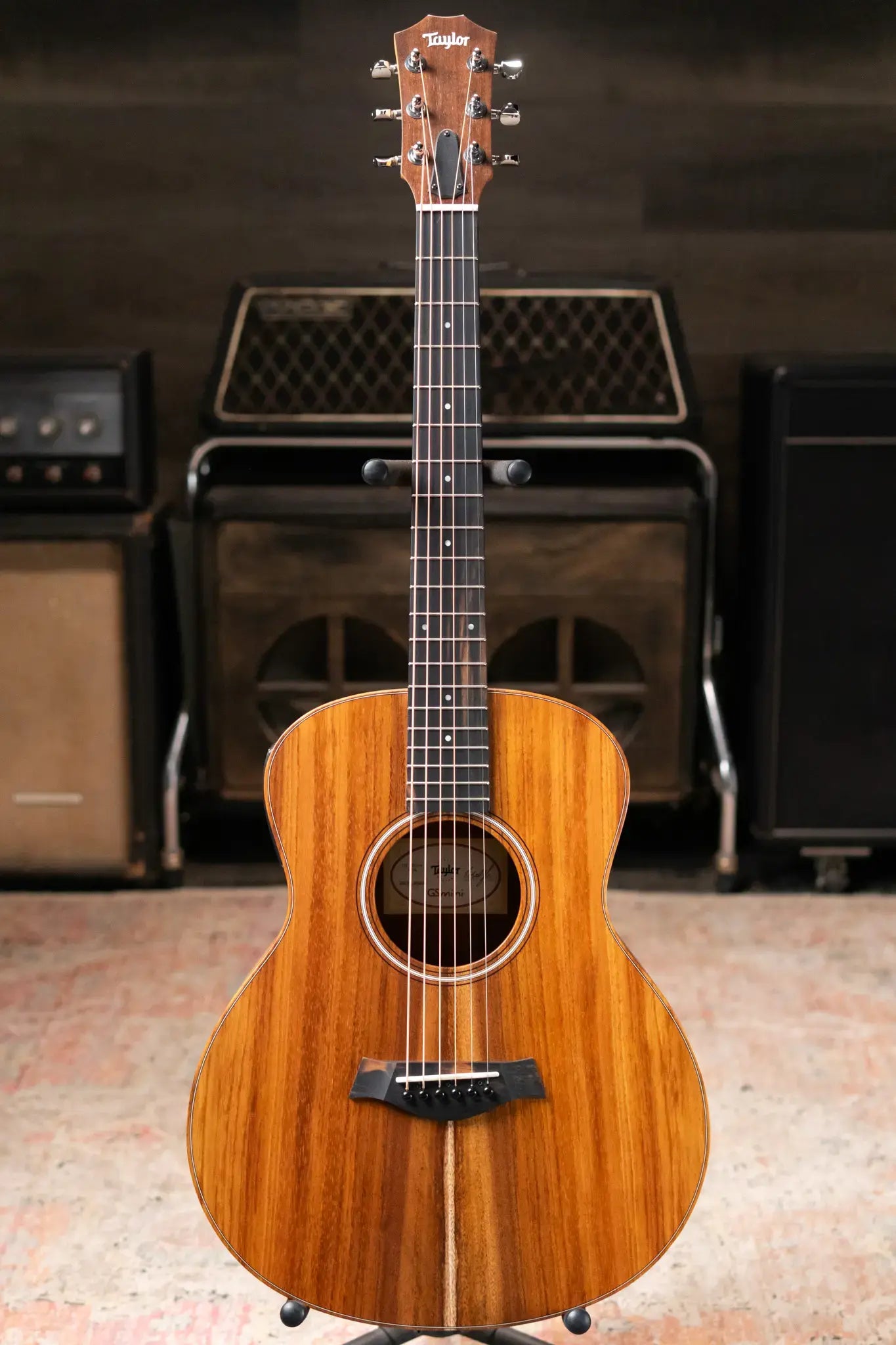 Taylor GS Mini-e Koa Acoustic-Electric Guitar with Structured Gig Bag