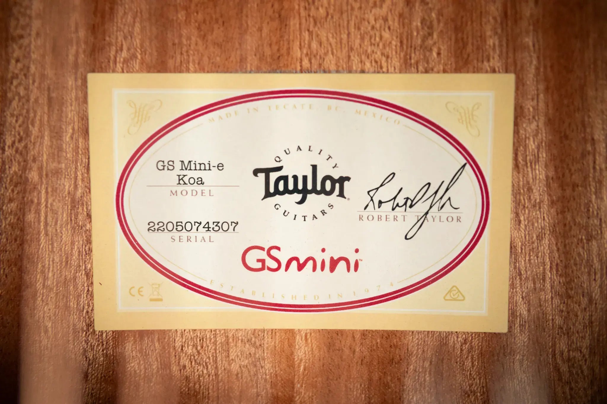 Taylor GS Mini-e Koa Acoustic/Electric with GS Mini Bag