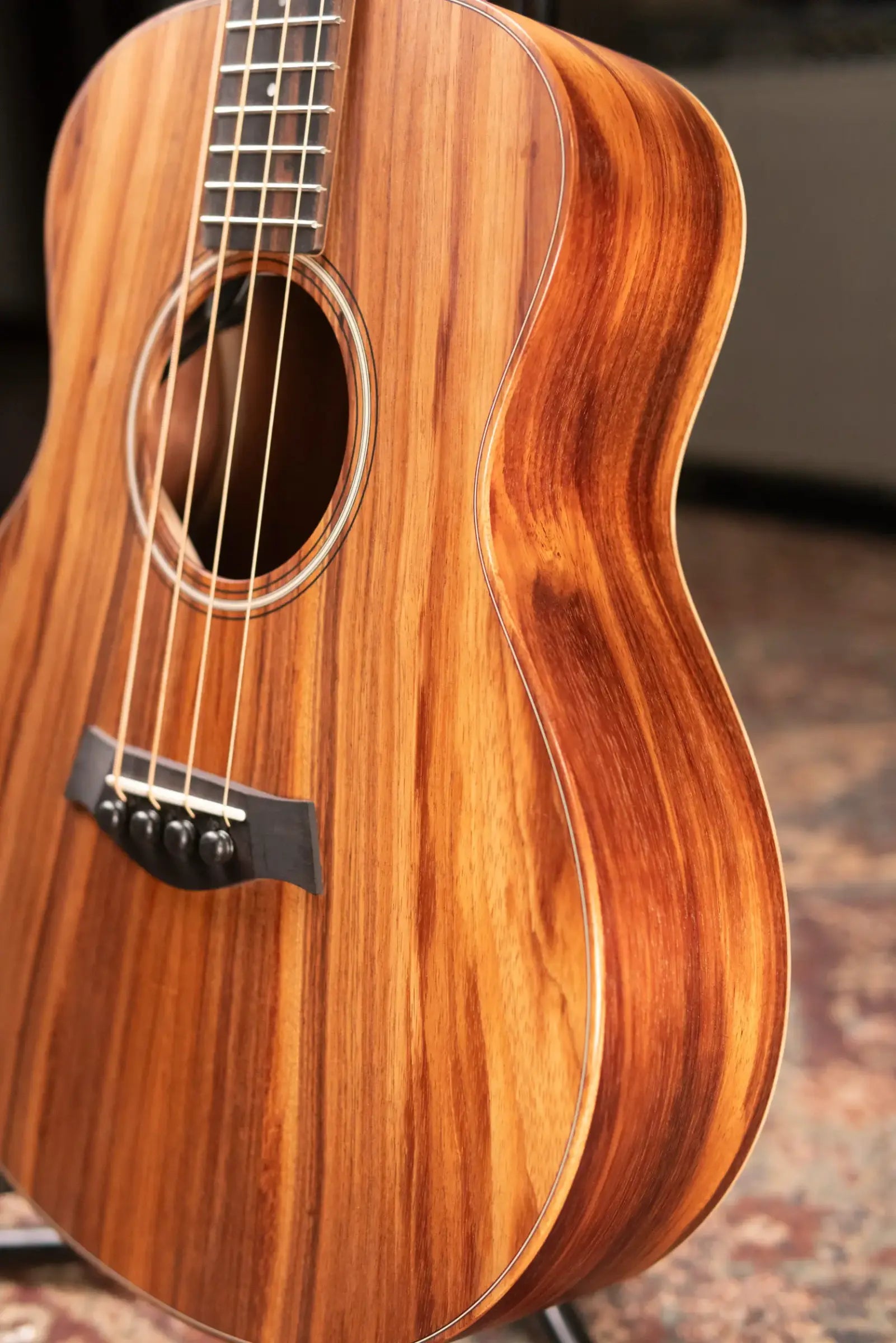 Taylor GS Mini-e Koa Bass Acoustic/Electric Guitar with GS Mini Bag - Factory Used