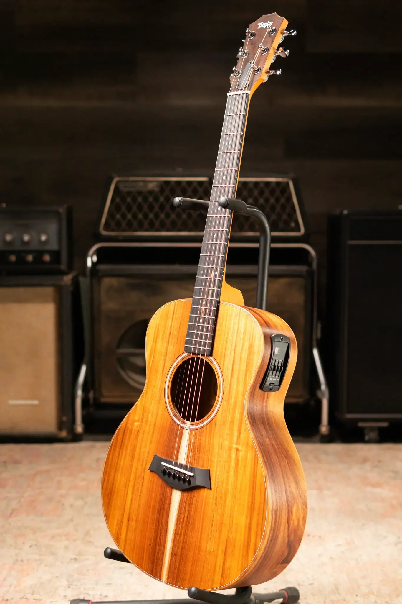 Taylor GS Mini-e Koa Left-Handed Acoustic/Electric Guitar with Gig Bag