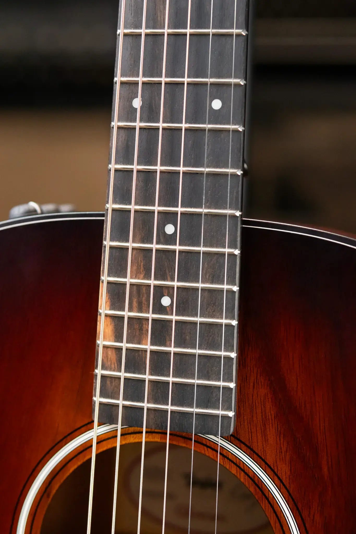 Taylor GS Mini-e Koa Plus Acoustic-Electric Guitar - Shaded Edge Burst with Aerocase
