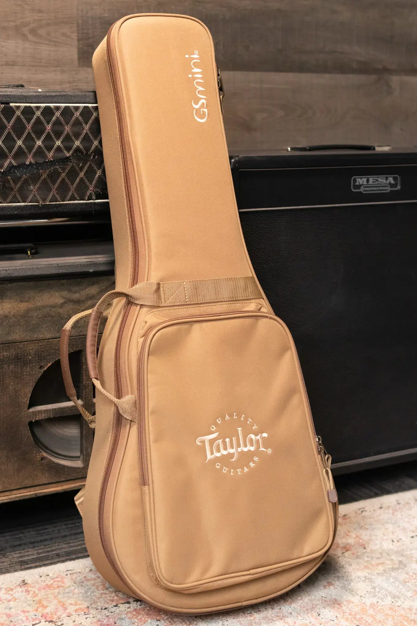 Taylor GS Mini-e Koa Plus Acoustic-Electric Guitar - Shaded Edge Burst with Aerocase