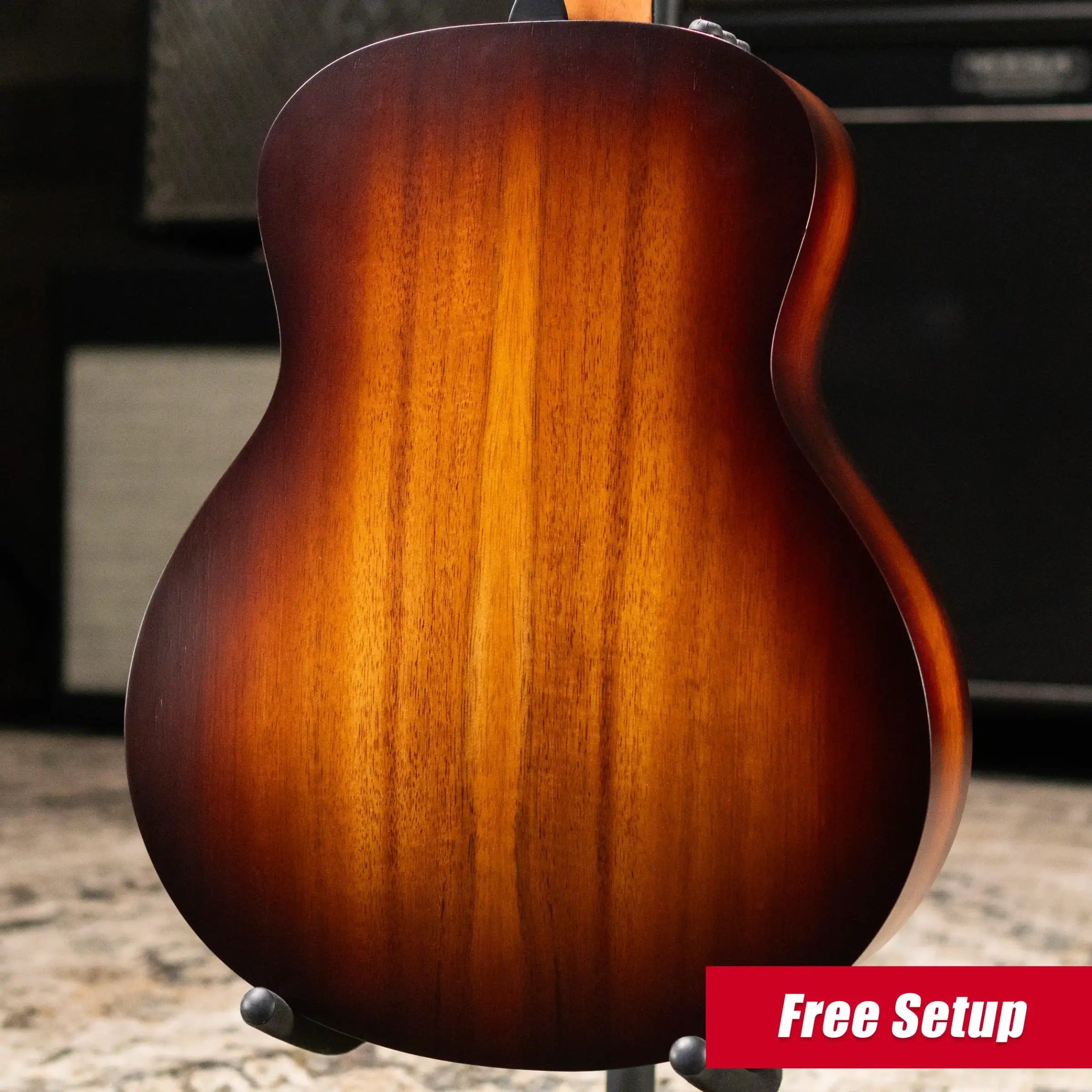 Taylor GS Mini-e Koa Plus Acoustic/Electric Guitar - Shaded Edge Burst with Gig Bag