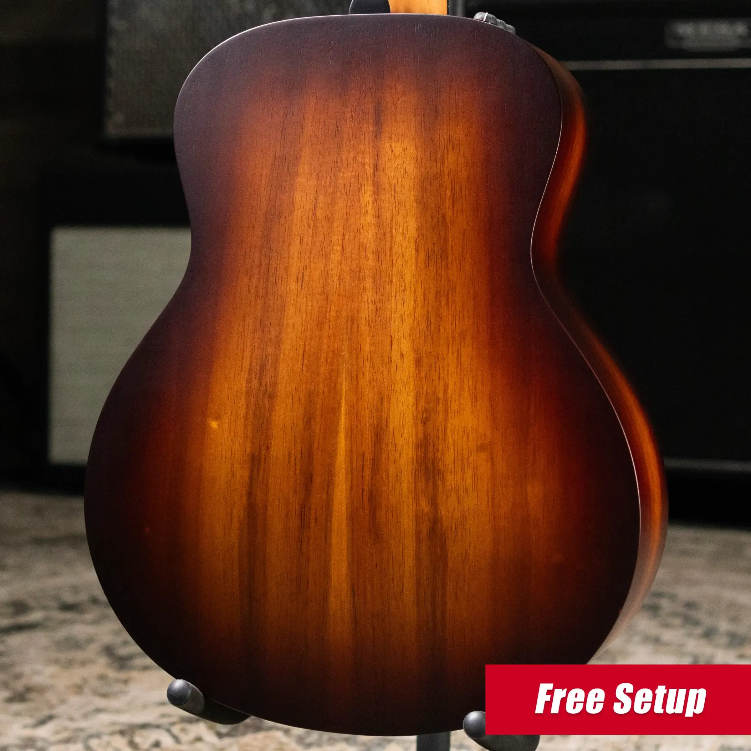Taylor GS Mini-e Koa Plus Acoustic-Electric Guitar - Shaded Edgeburst with Aerocase