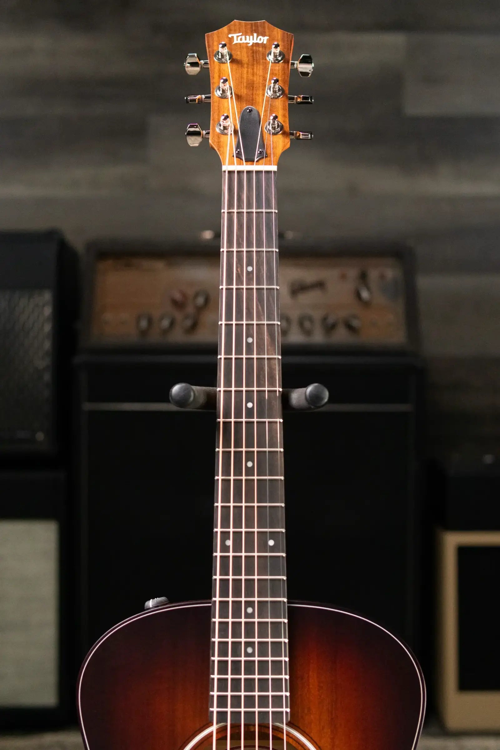 Taylor GS Mini-e Koa Plus Acoustic-Electric Guitar - Shaded Edgeburst with Aerocase