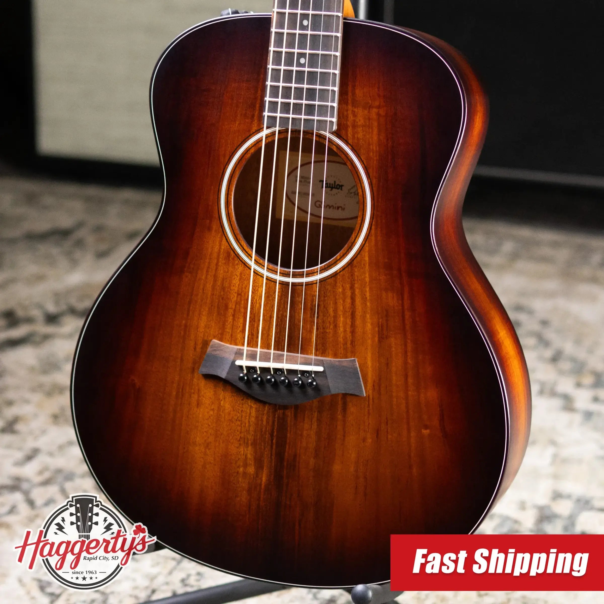 Taylor GS Mini-e Koa Plus Acoustic/Electric Guitar with AeroCase