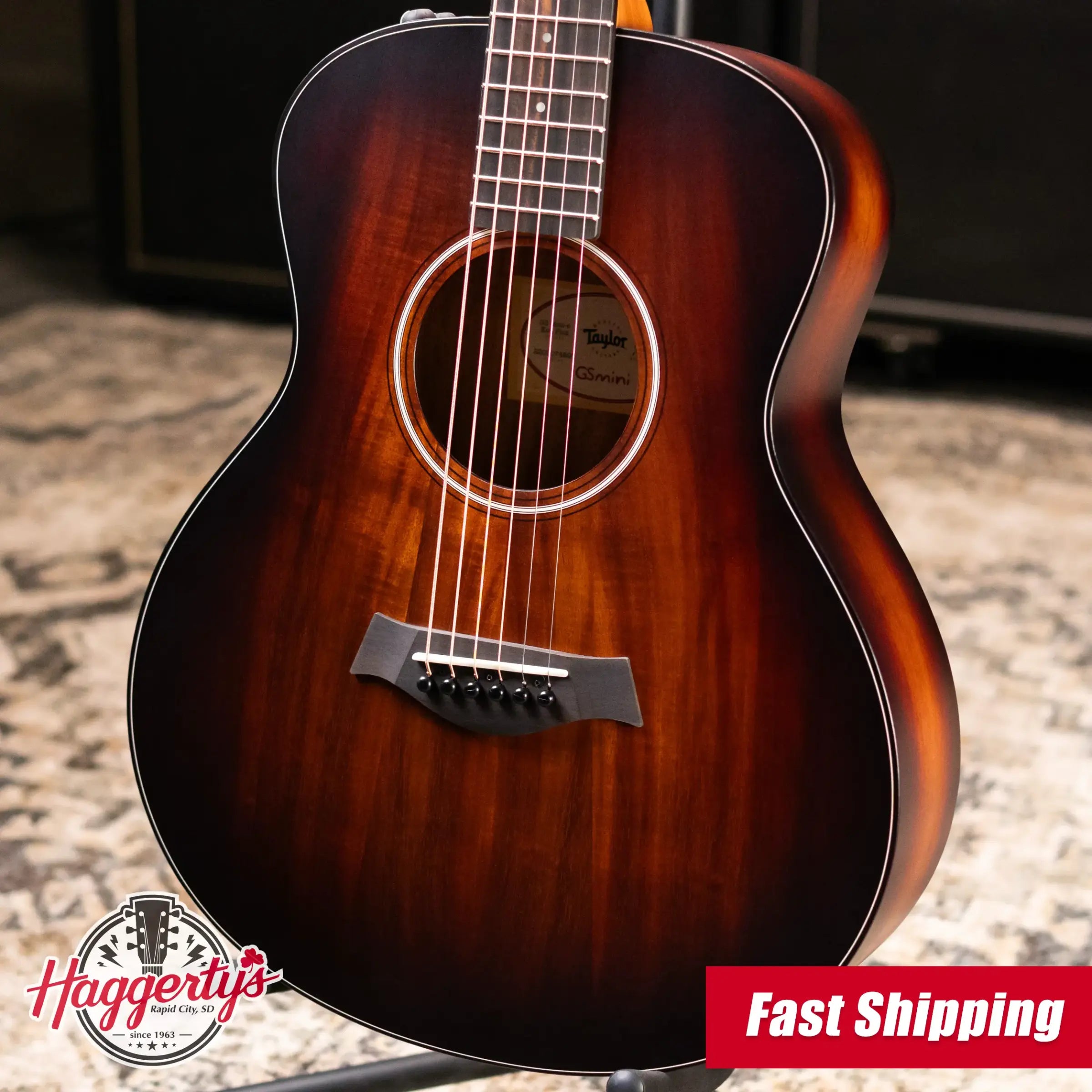 Taylor GS Mini-e Koa Plus Acoustic-Electric Guitar with Aerocase