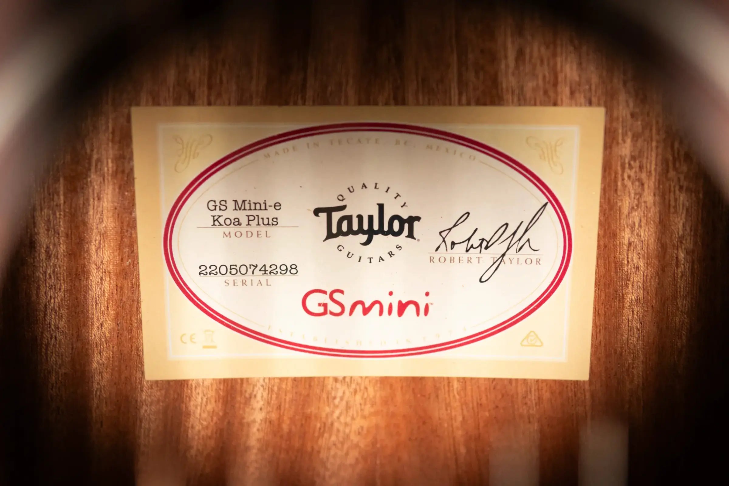 Taylor GS Mini-e Koa Plus Acoustic-Electric Guitar with Aerocase