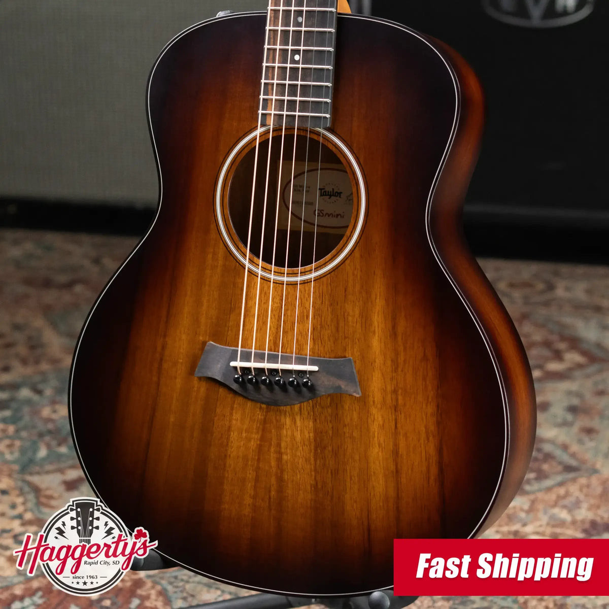 Taylor GS Mini-e Koa Plus Acoustic-Electric Guitar with Aerocase