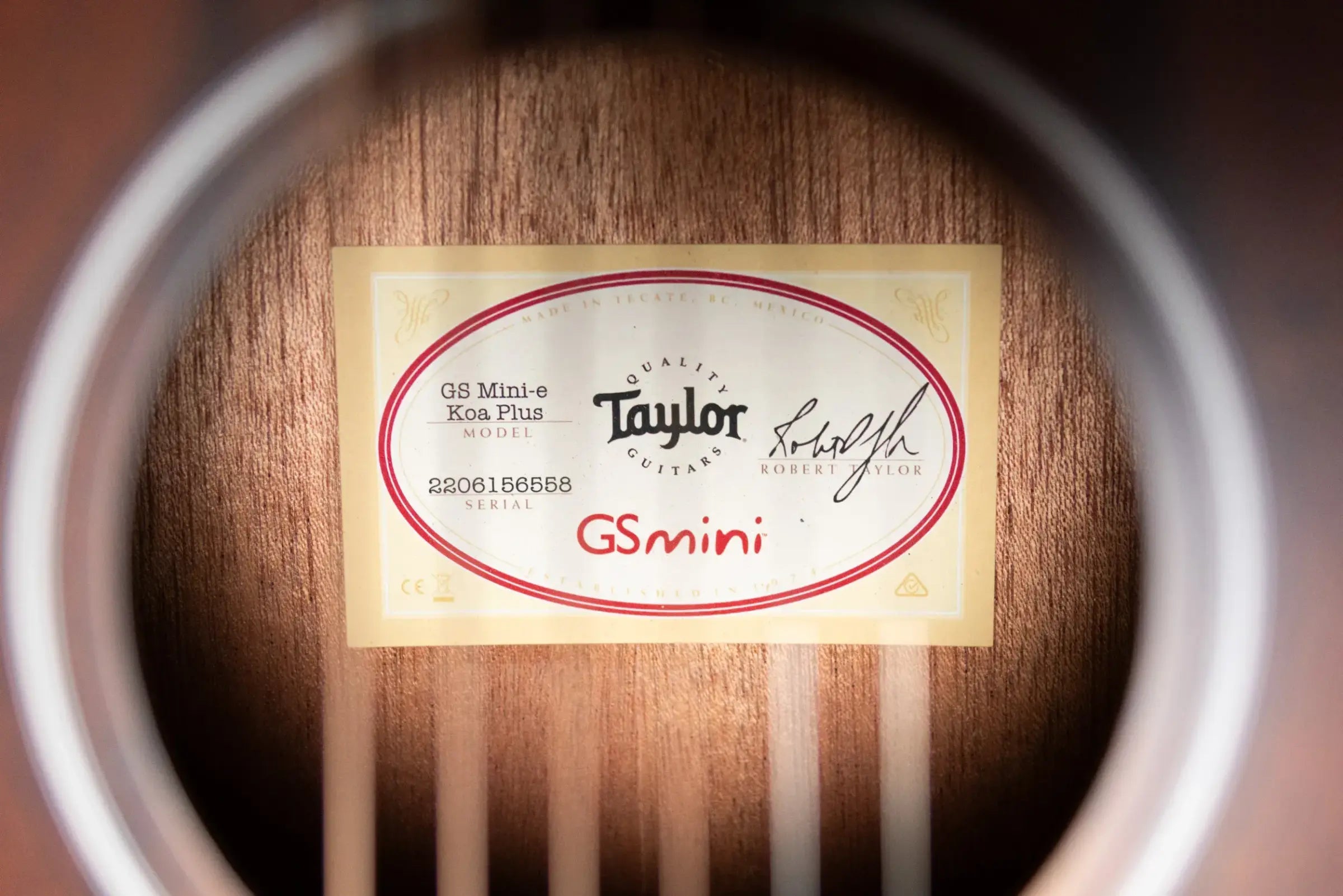Taylor GS Mini-e Koa Plus Acoustic/Electric Guitar with Aerocase